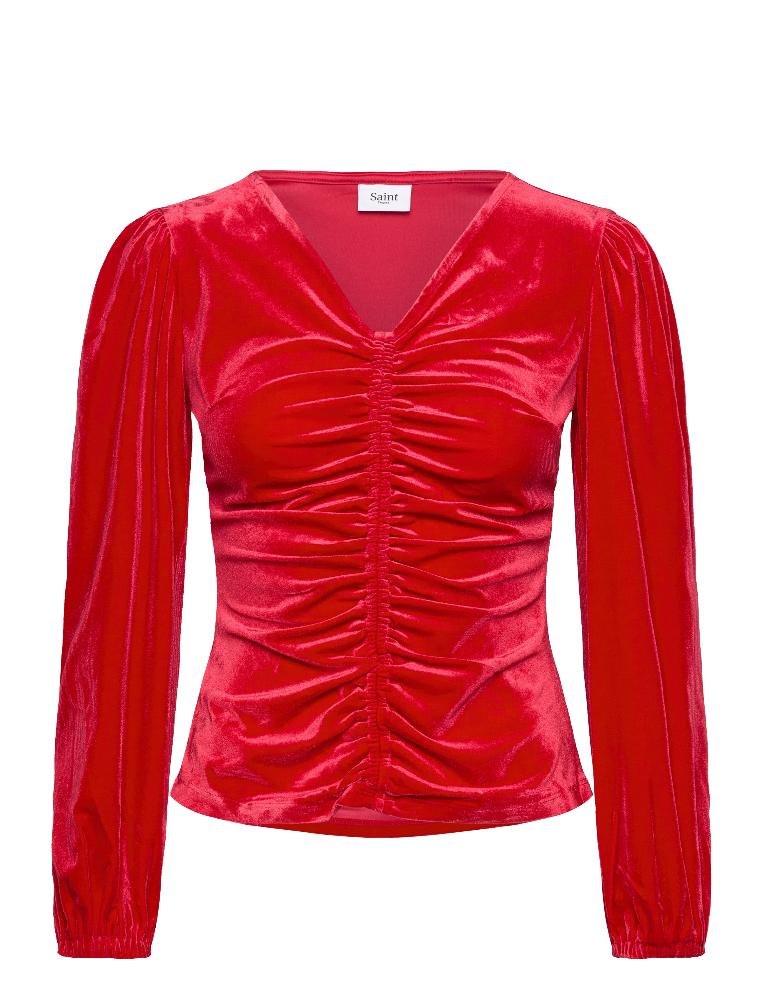 Saint Tropez HebaSZ Blouse - Blouses - RACING RED / red