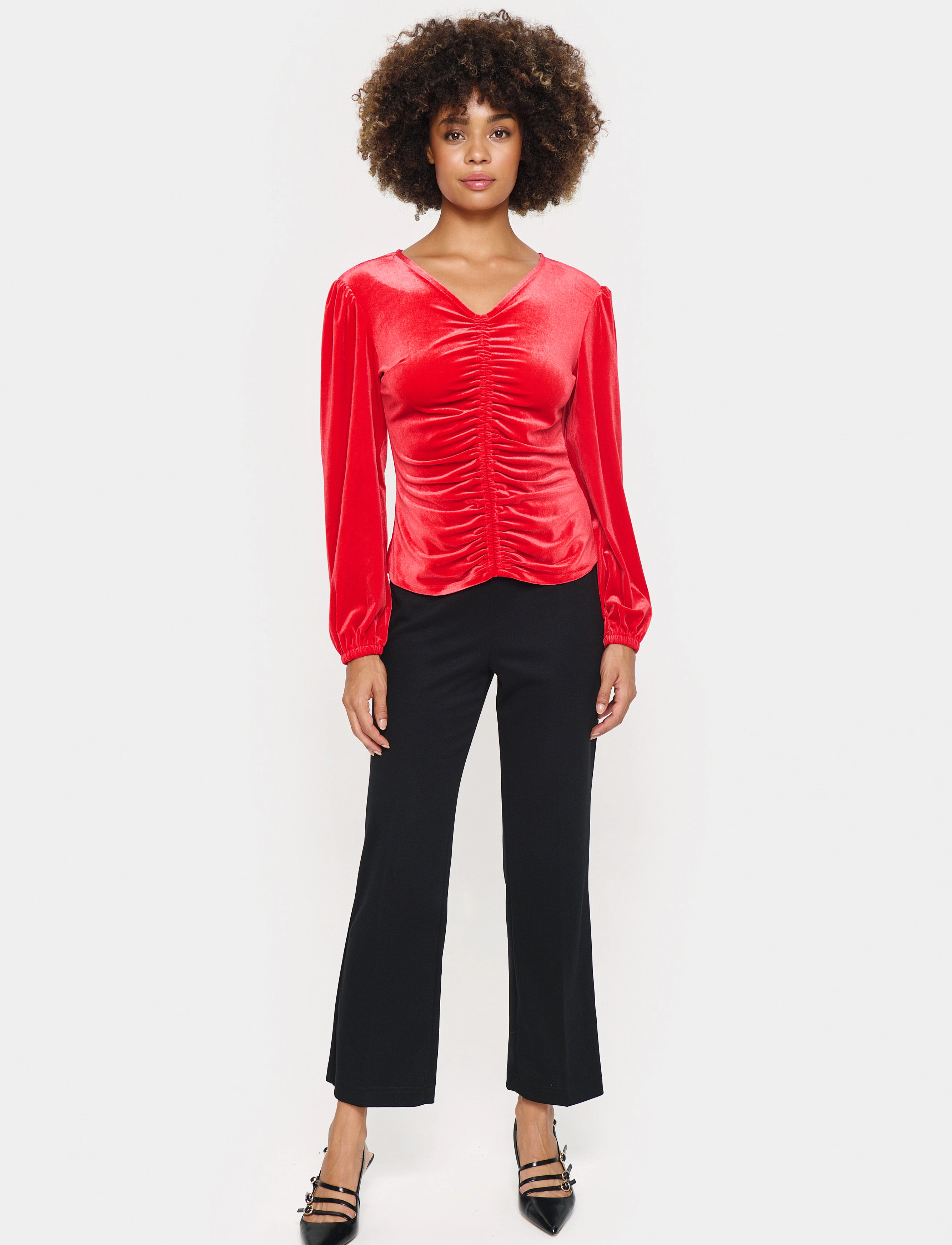 Saint Tropez - HebaSZ Blouse - long-sleeved blouses - racing red - 3