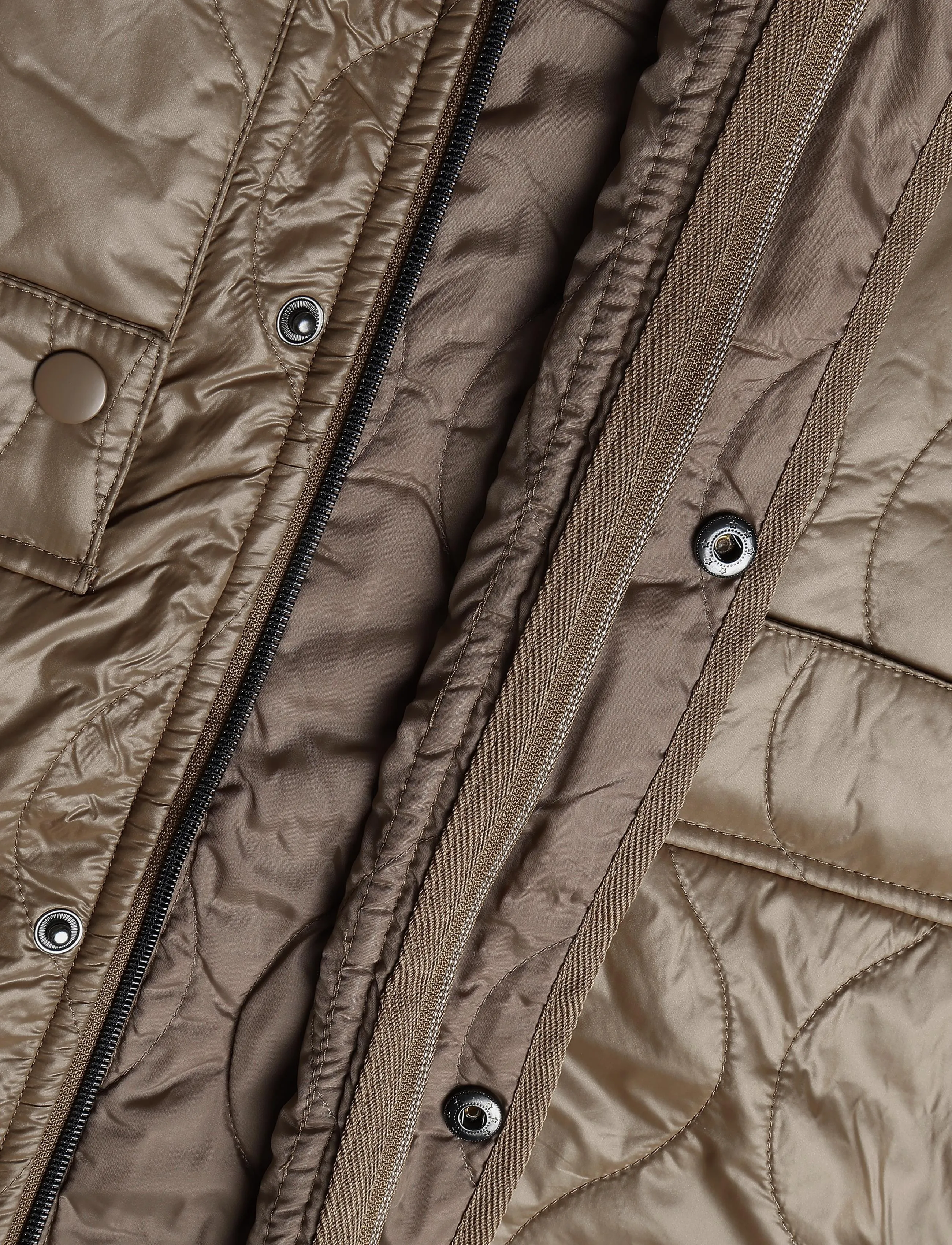 Saint Tropez - IlineSZ Jacket - vinterjakker - otter - 4