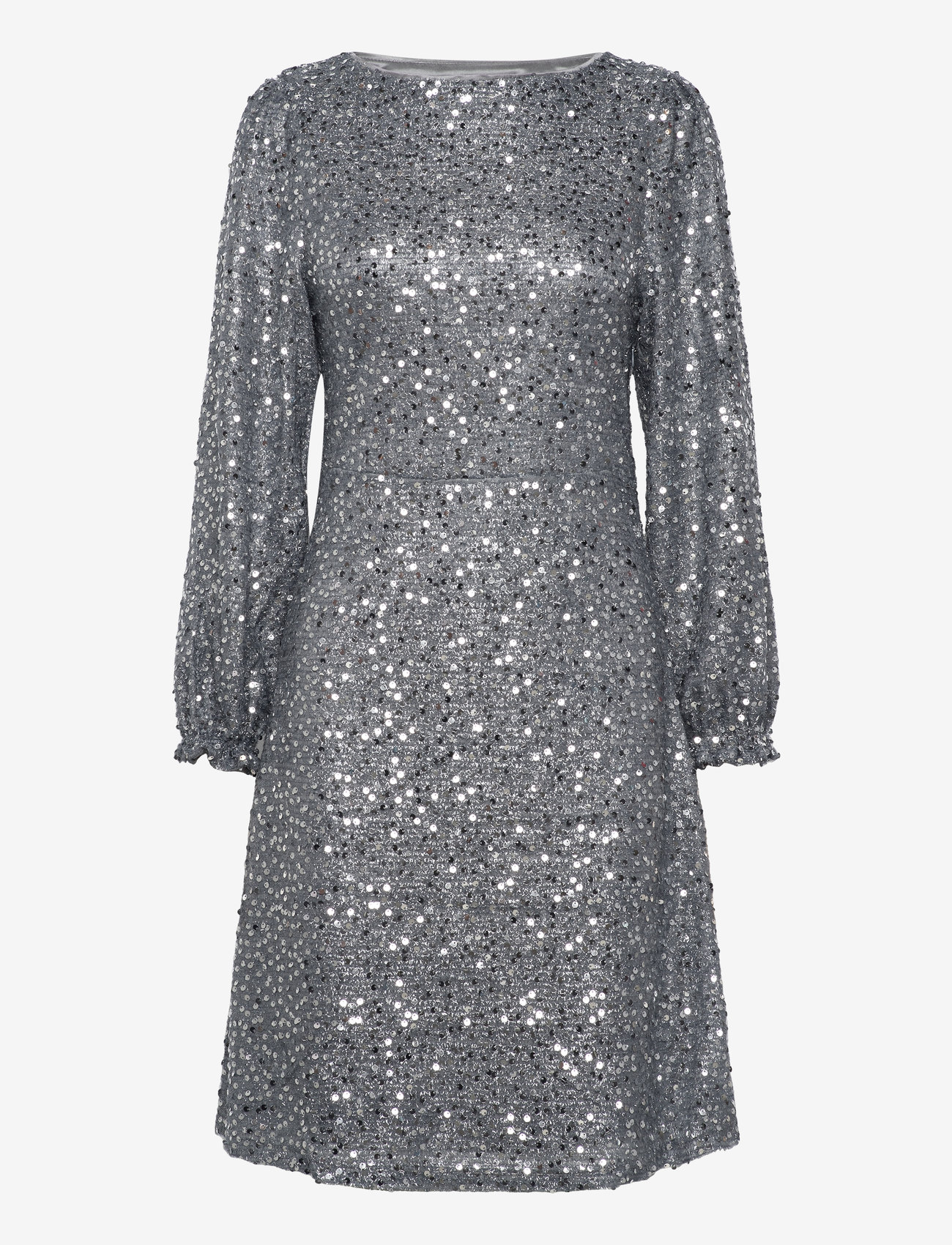 Saint Tropez - HinnaSZ Dress - paljettklänningar - silver - 1