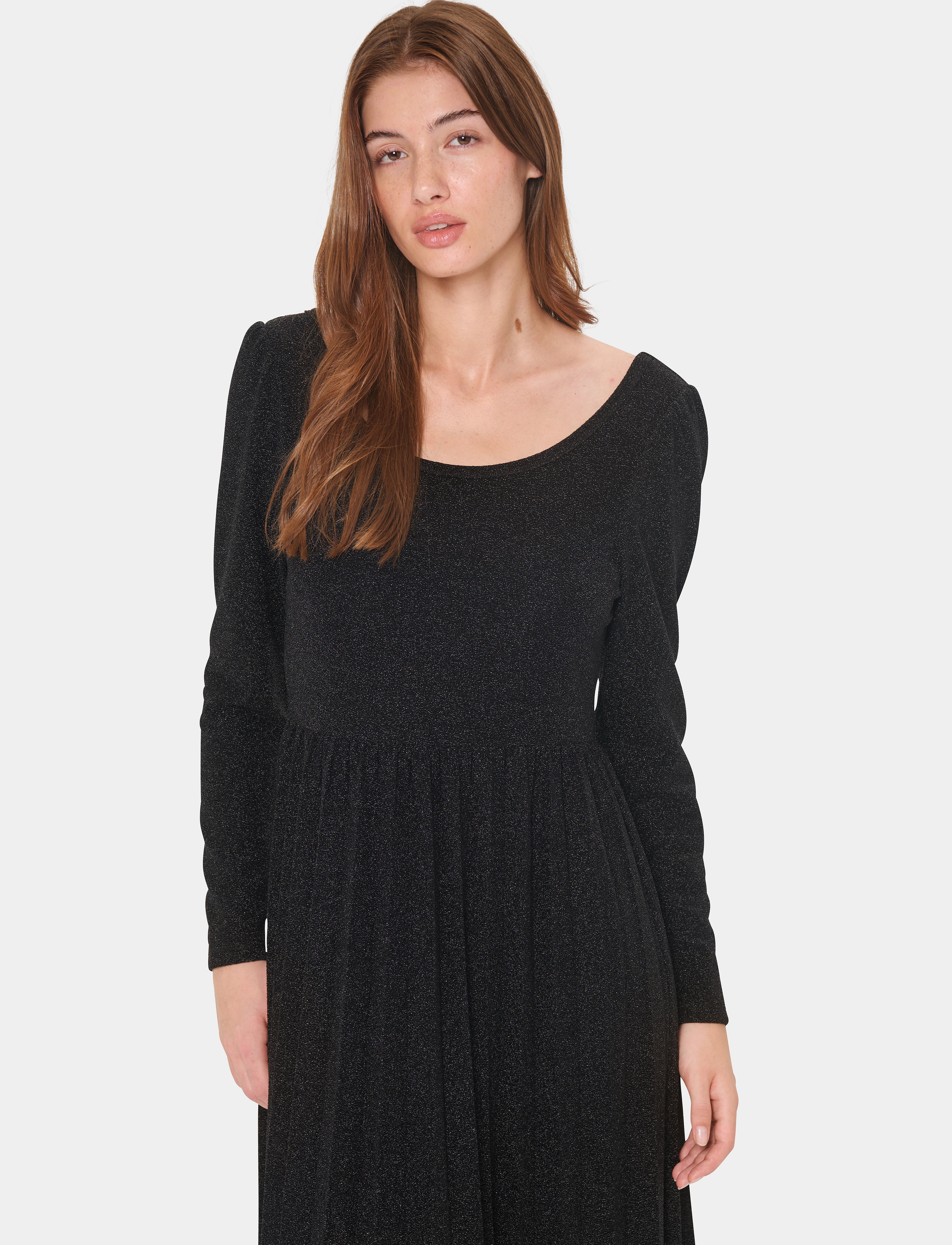 Saint Tropez HumaSZ Dress - T-shirtkjoler - BLACK / black
