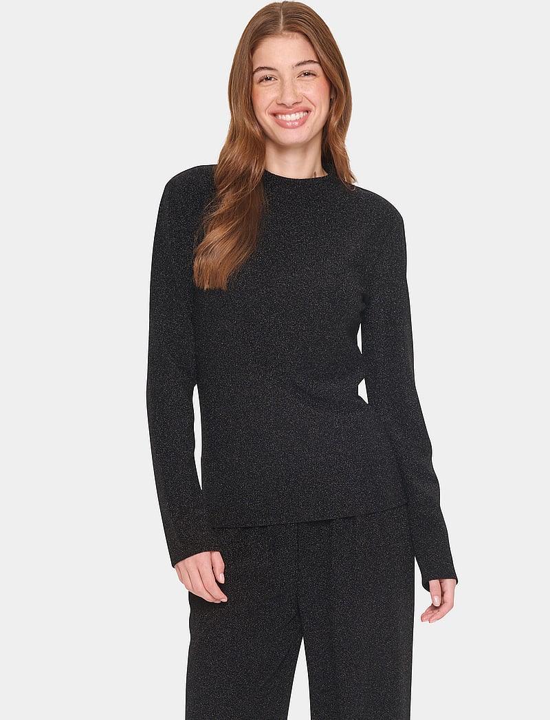 Saint Tropez - HumaSZ Blouse - pitkähihaiset puserot - black - 0