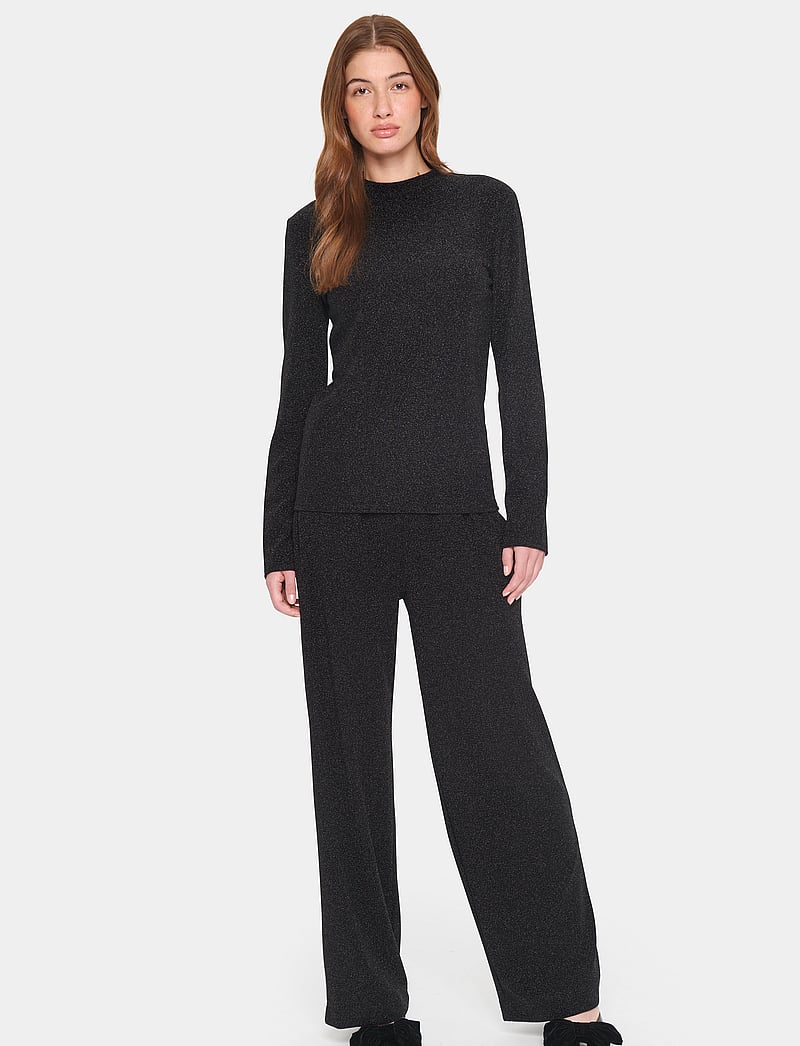 Saint Tropez - HumaSZ Blouse - pitkähihaiset puserot - black - 3