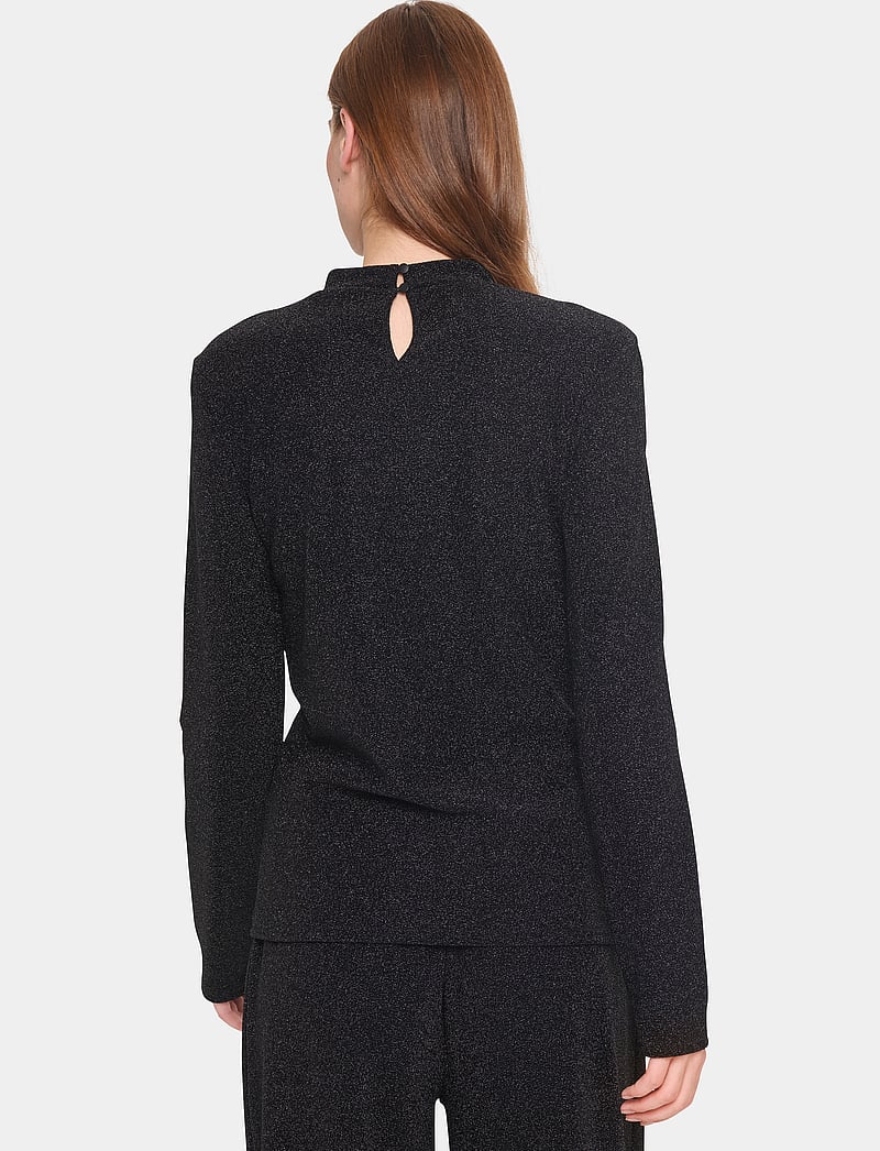 Saint Tropez - HumaSZ Blouse - pitkähihaiset puserot - black - 4