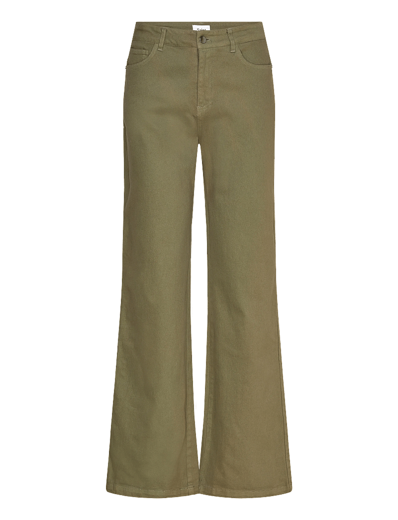 Saint Tropez - IluSZ Wide Leg Jeans - vida jeans - musk - 0