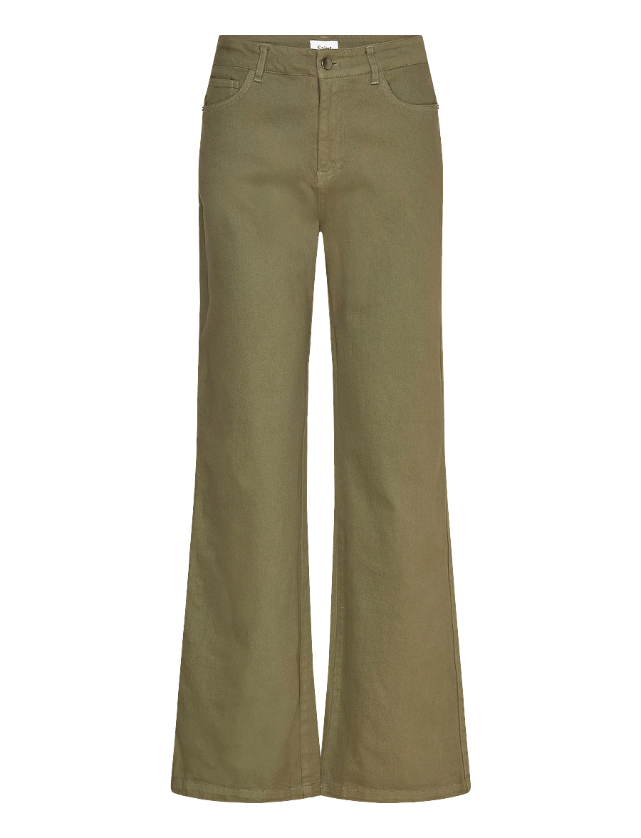 Saint Tropez - IluSZ Wide Leg Jeans - hosen mit weitem bein - musk - 0