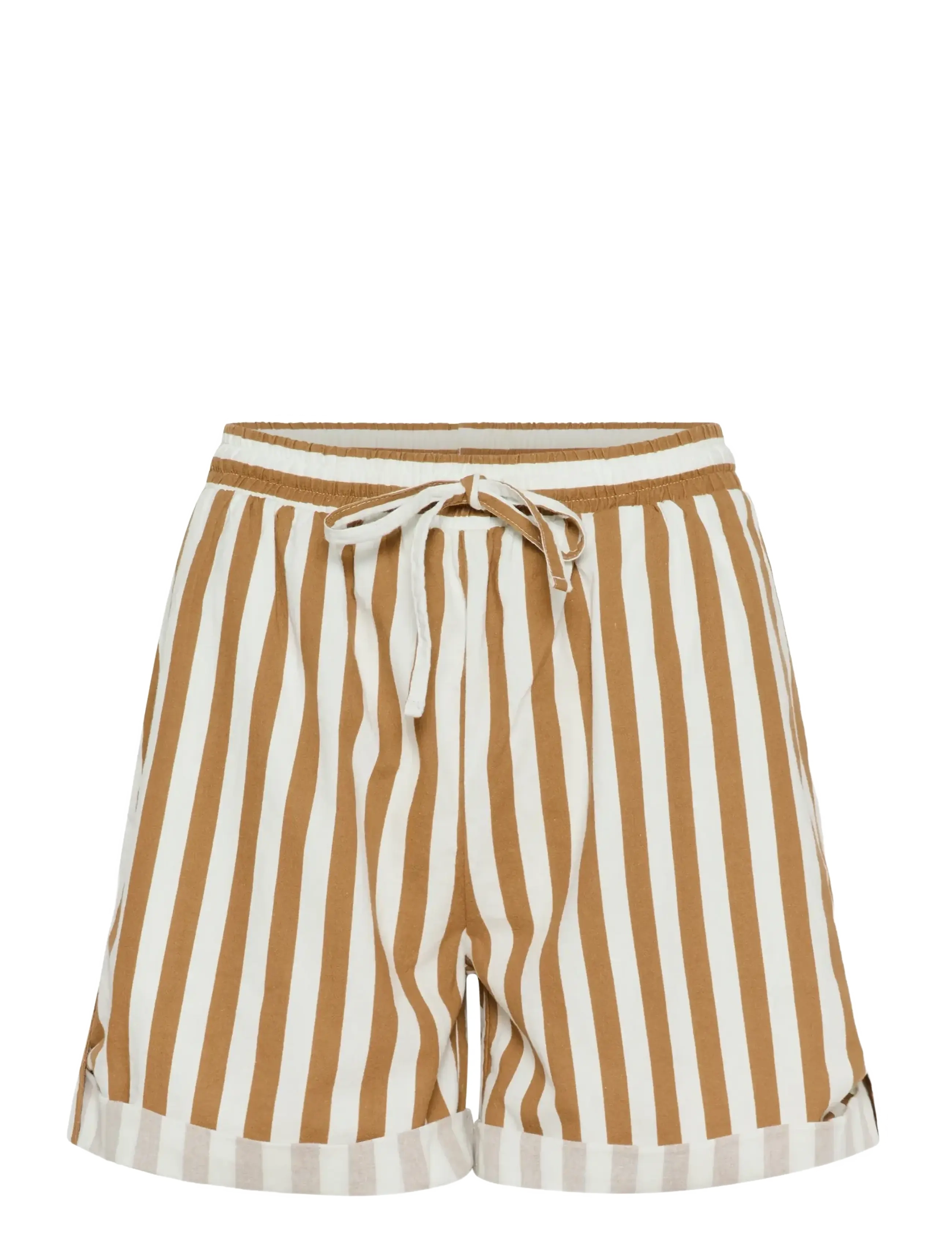 Saint Tropez ZalindaSZ Shorts - Shorts - TIGER'S EYE ICE STRIPE / brown