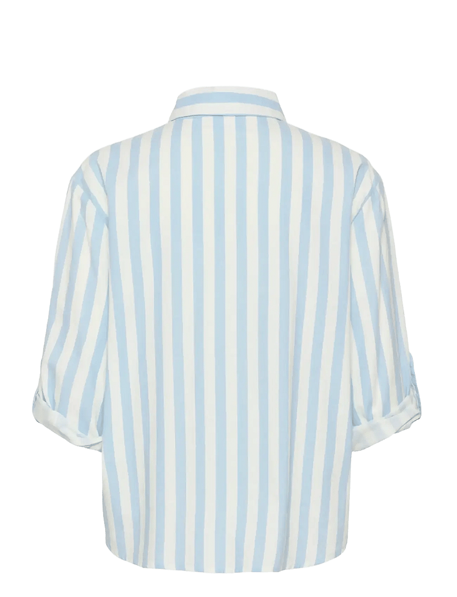 Saint Tropez - ZalindaSZ Shirt - långärmade skjortor - skyway ice stripe - 2