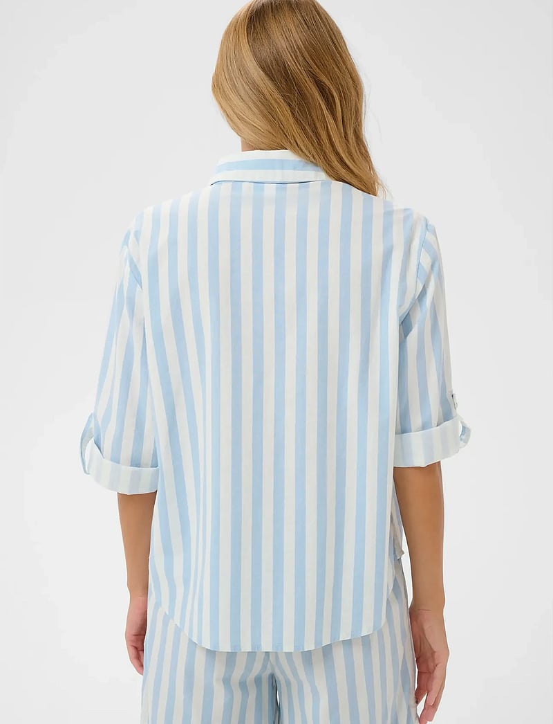 Saint Tropez - ZalindaSZ Shirt - pikkade varrukatega särgid - skyway ice stripe - 4