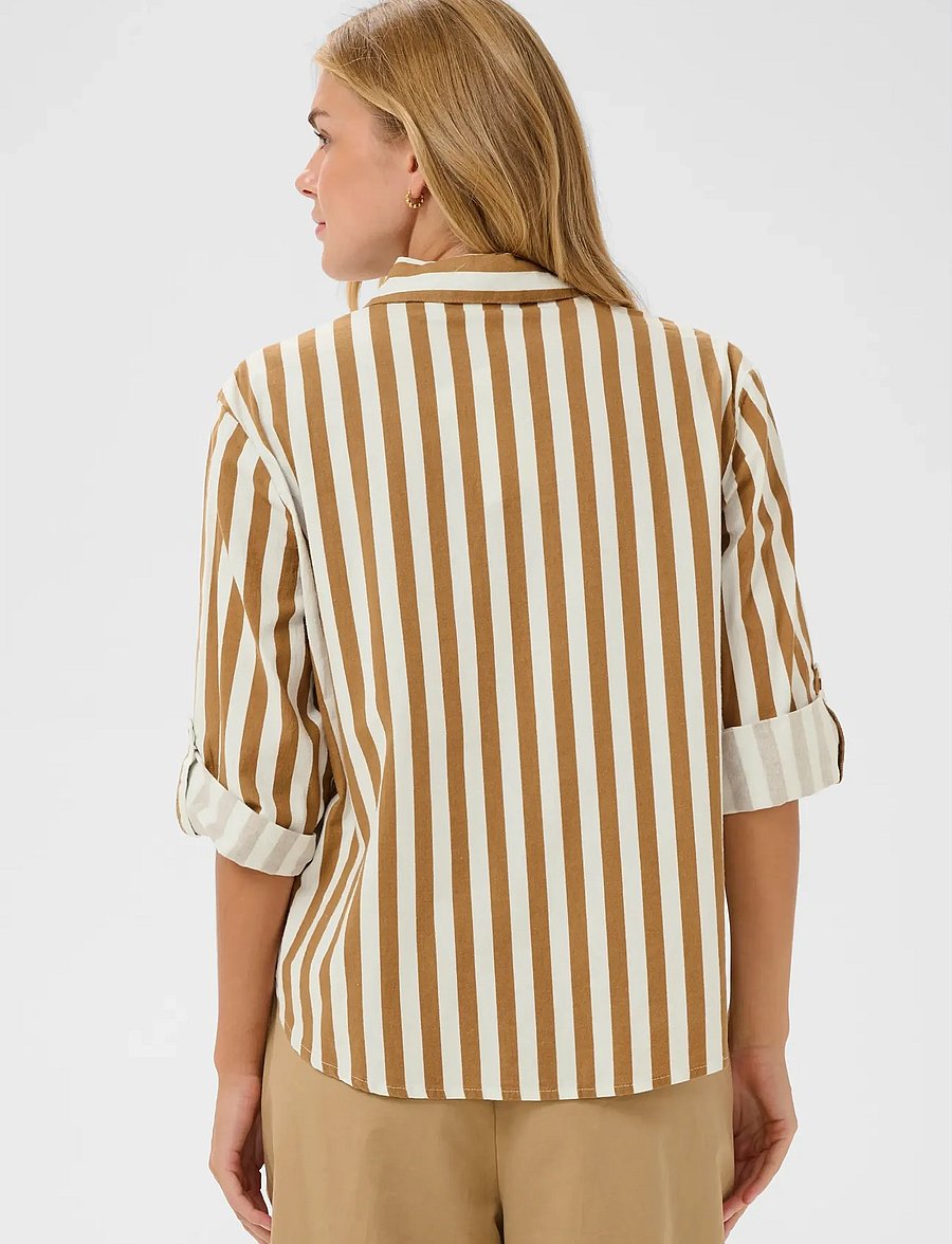 Saint Tropez - ZalindaSZ Shirt - langärmlige hemden - tiger's eye ice stripe - 4