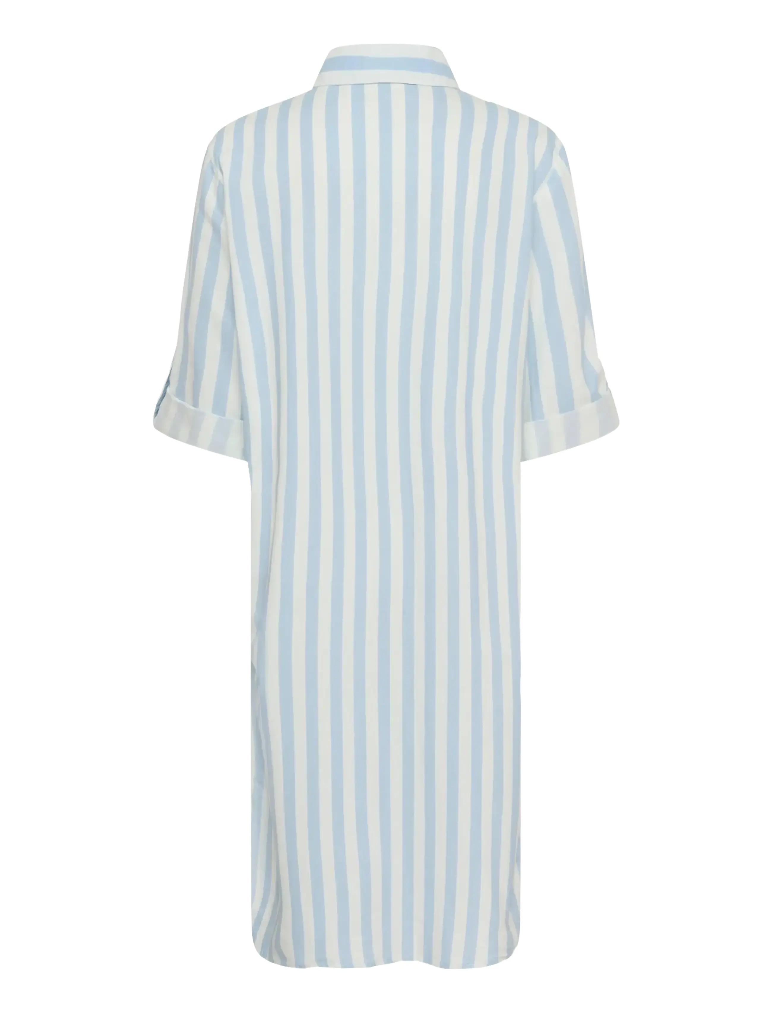 Saint Tropez - ZalindaSZ Shirt Dress - skjortekjoler - skyway ice stripe - 2