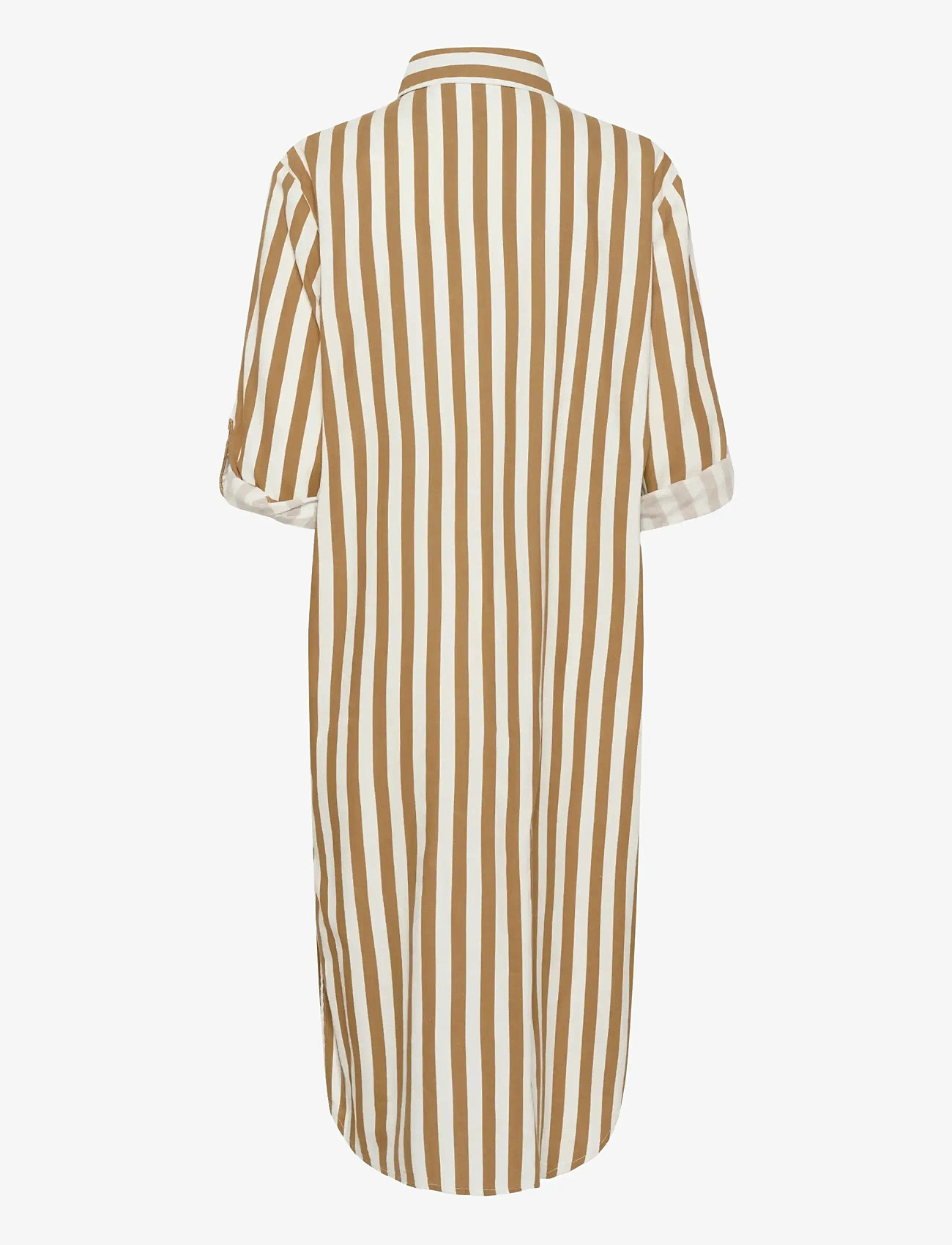 Saint Tropez - ZalindaSZ Shirt Dress - kreklkleitas - tiger's eye ice stripe - 2