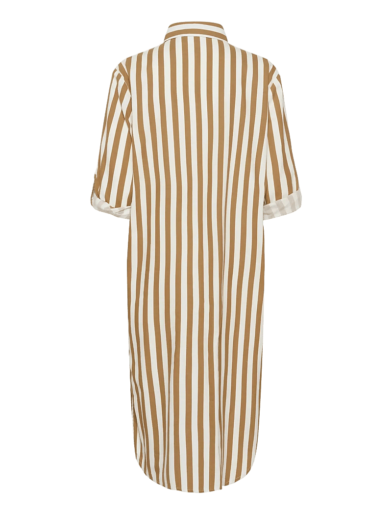 Saint Tropez - ZalindaSZ Shirt Dress - kreklkleitas - tiger's eye ice stripe - 2