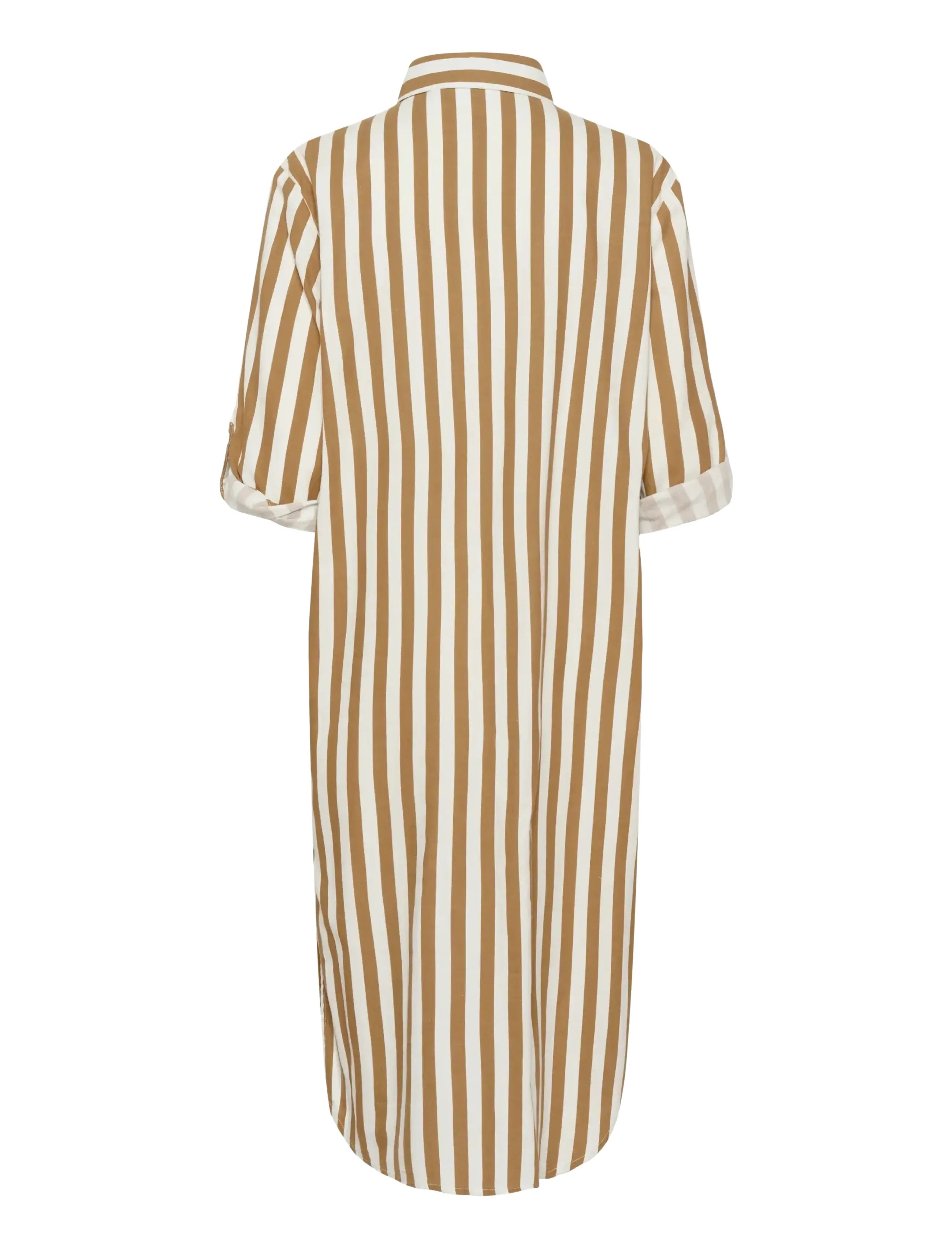 Saint Tropez - ZalindaSZ Shirt Dress - skjortekjoler - tiger's eye ice stripe - 2