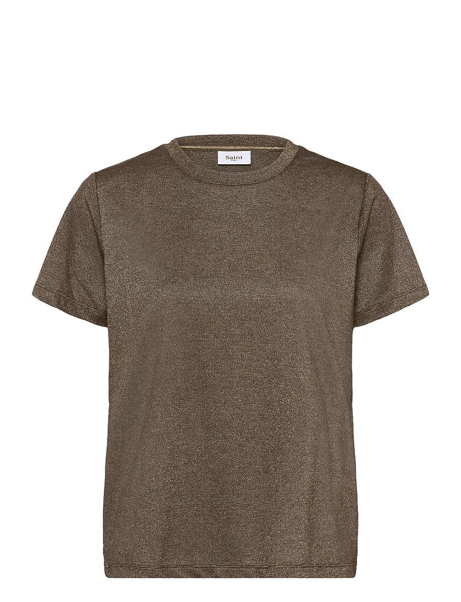 Saint Tropez - HagaSZ Regular T-Shirt - t-shirts - chocolate brown - 1
