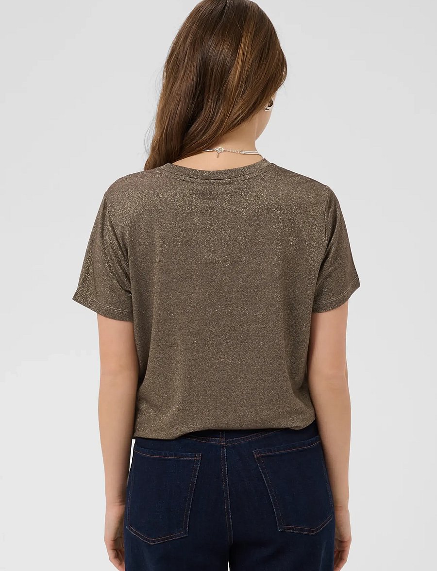 Saint Tropez - HagaSZ Regular T-Shirt - t-shirts - chocolate brown - 4