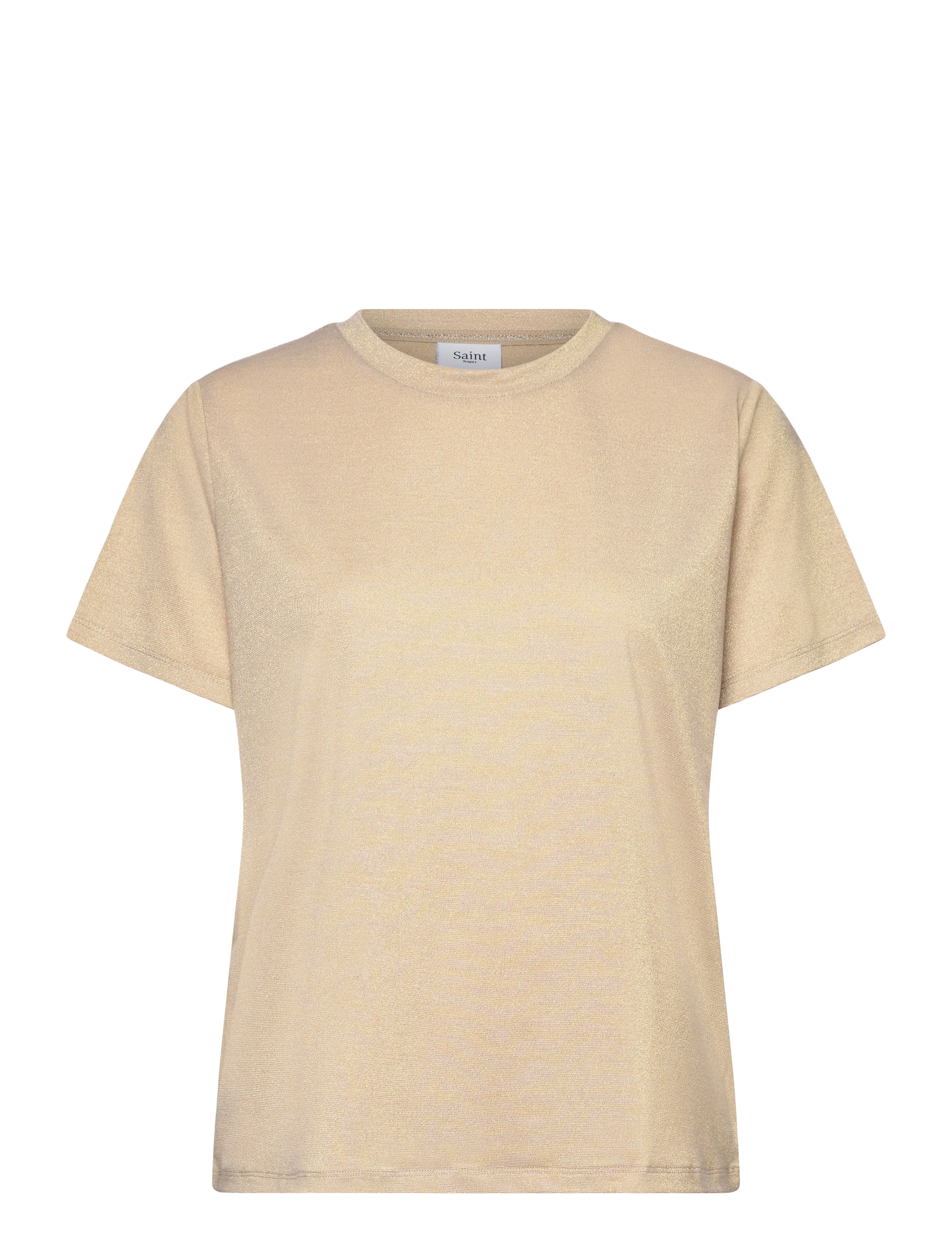 Saint Tropez HagaSZ Regular T-Shirt - T-shirts & Toppar - KELP / beige