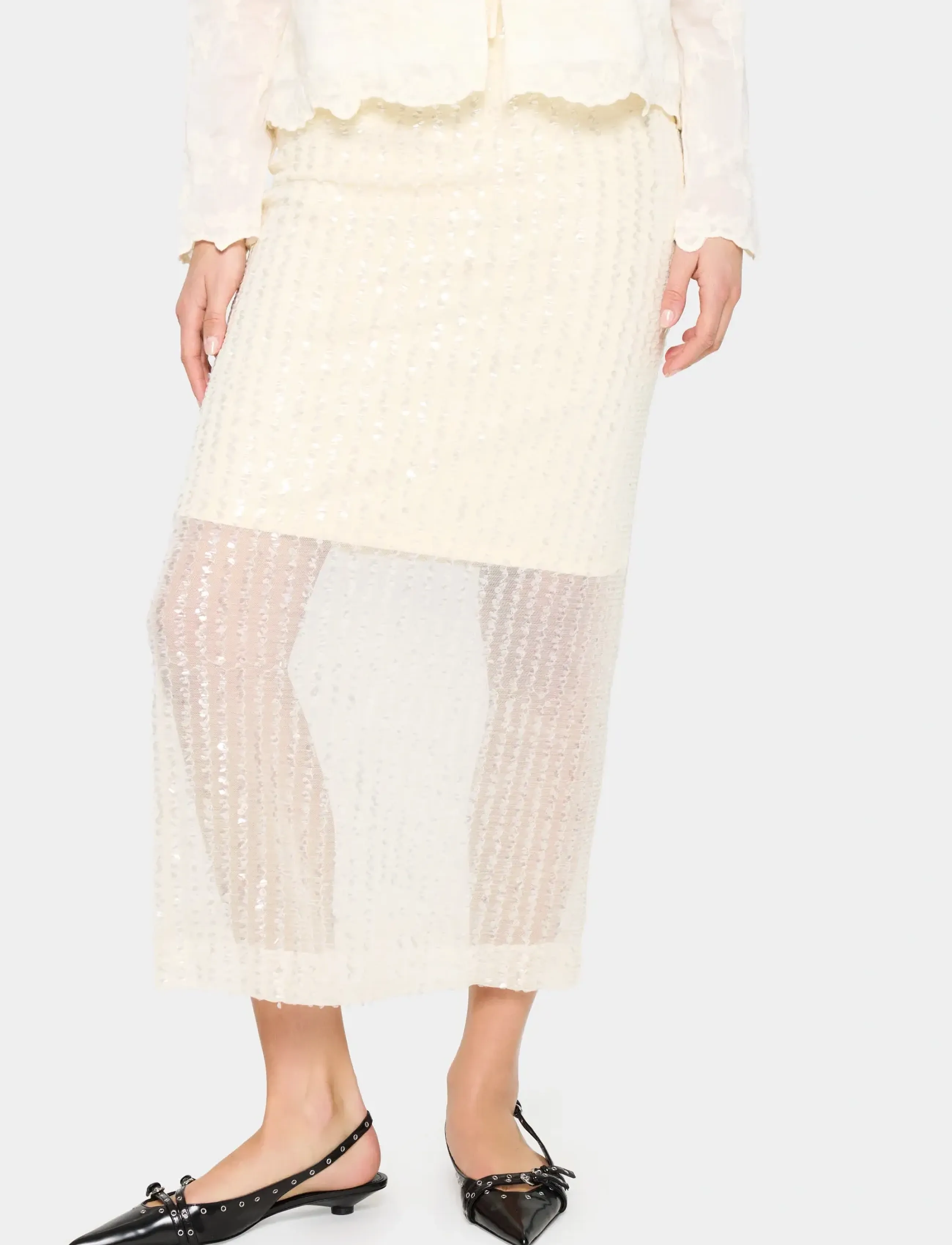SAINT TROPEZ Jessasz Skirt midikjolar dam – bild 5