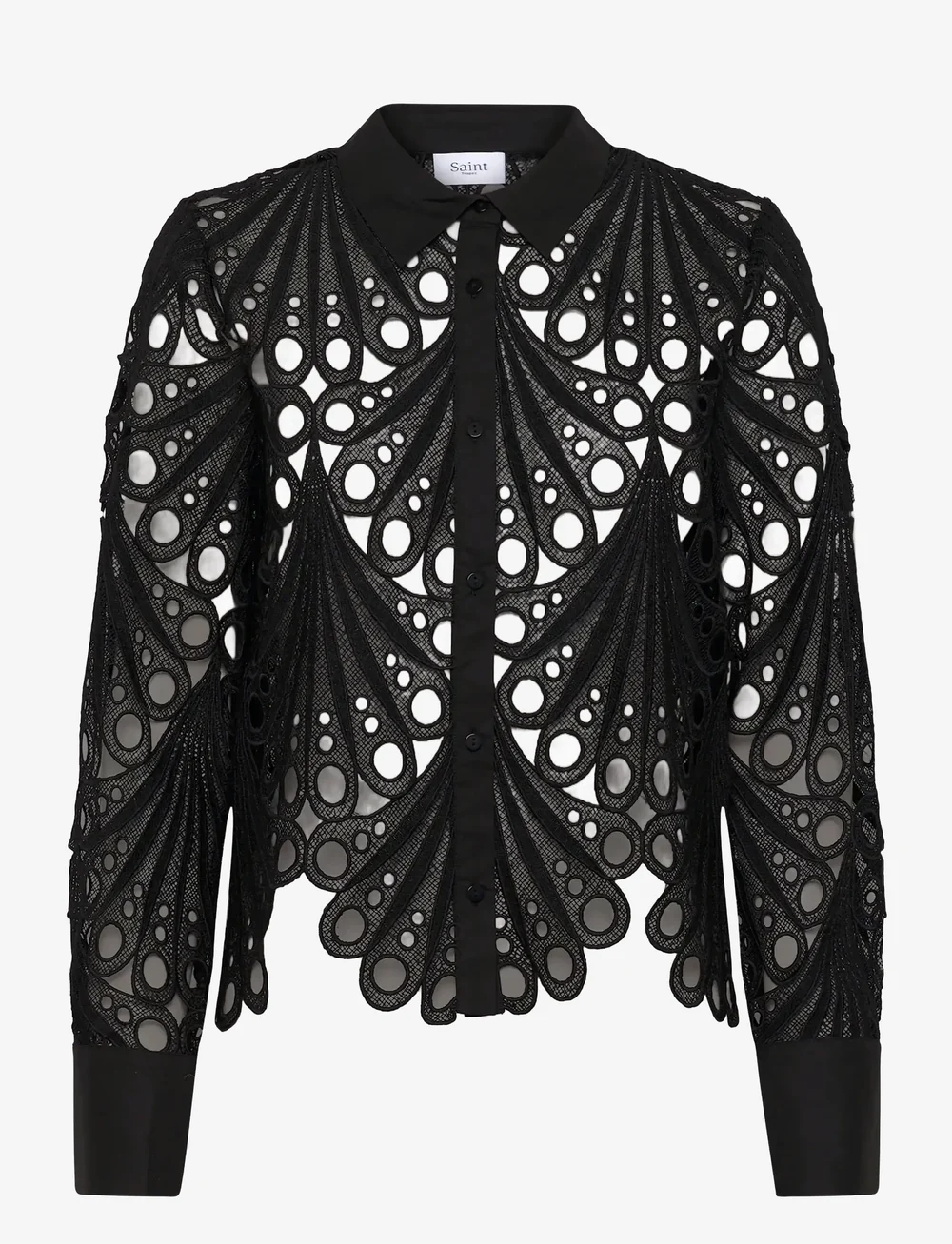 Saint Tropez - JiliannaSZ Shirt - pikkade varrukatega särgid - black - 1