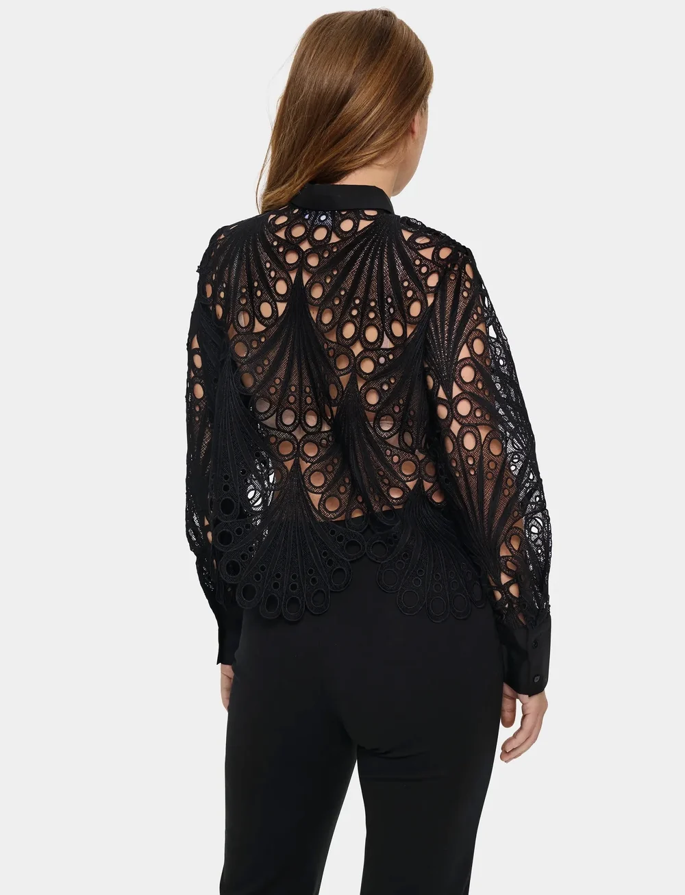 Saint Tropez - JiliannaSZ Shirt - pikkade varrukatega särgid - black - 4