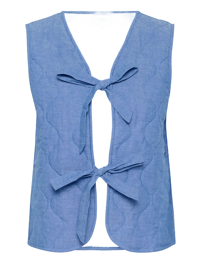 Saint Tropez - ZelittaSZ Quilt Vest - forårsjakker - palace blue - 1