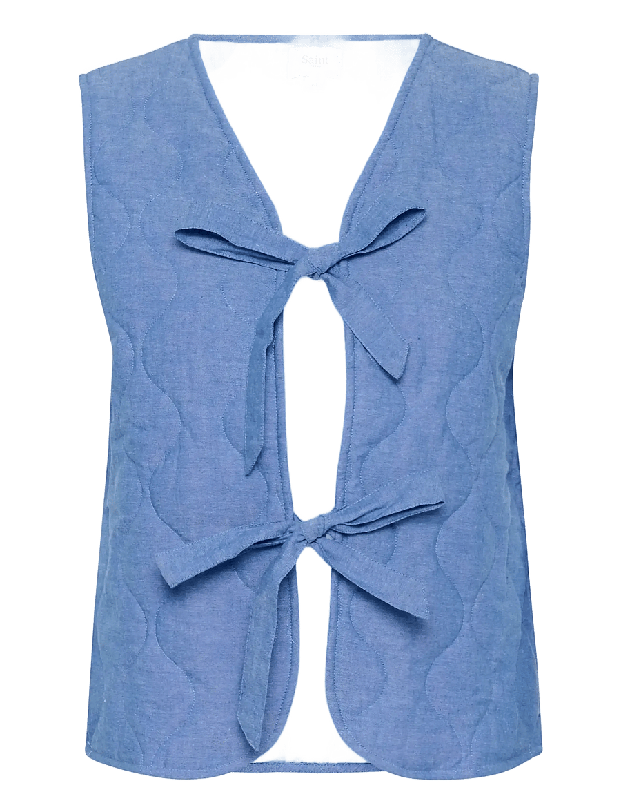 Saint Tropez - ZelittaSZ Quilt Vest - spring jackets - palace blue - 1