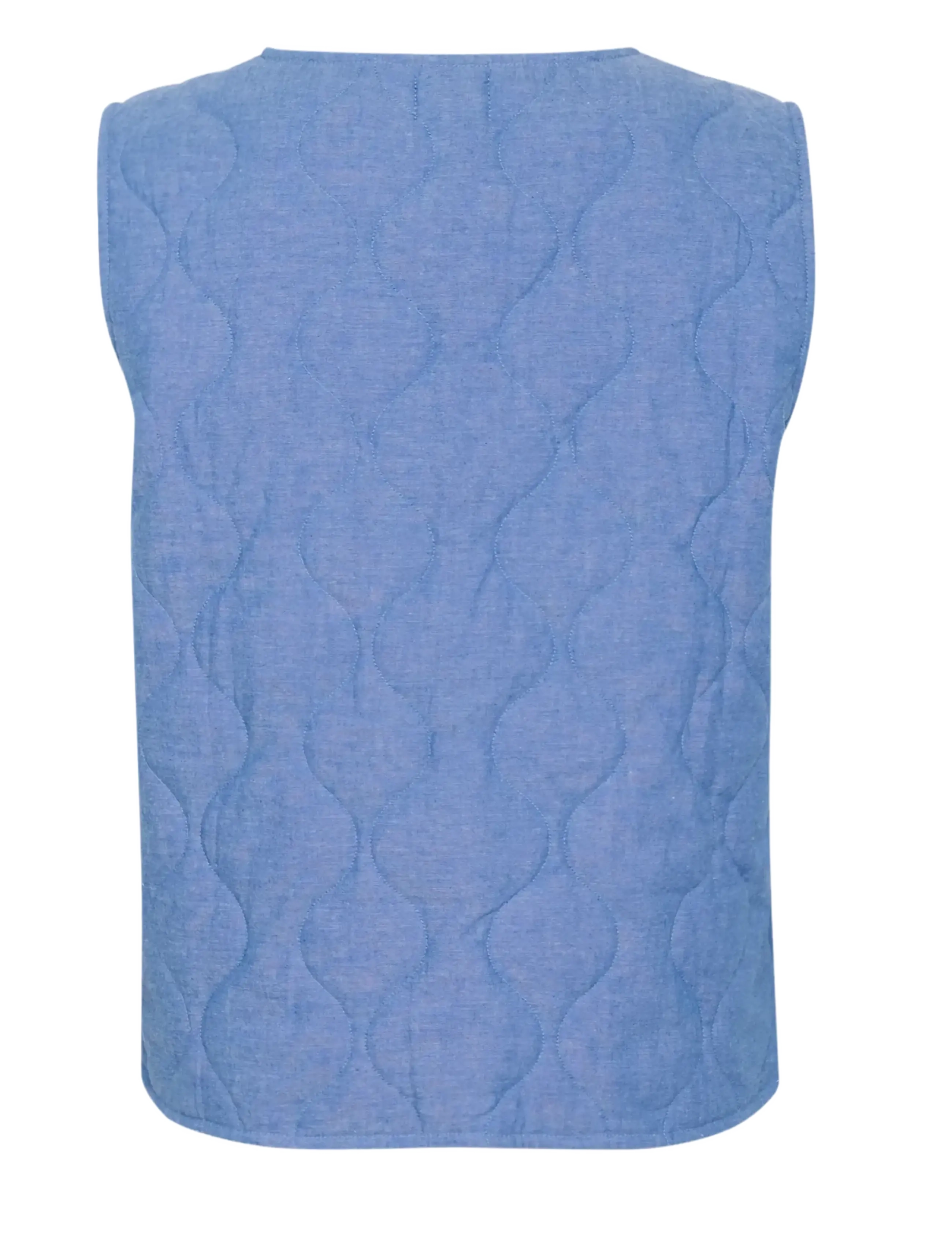 Saint Tropez - ZelittaSZ Quilt Vest - spring jackets - palace blue - 2