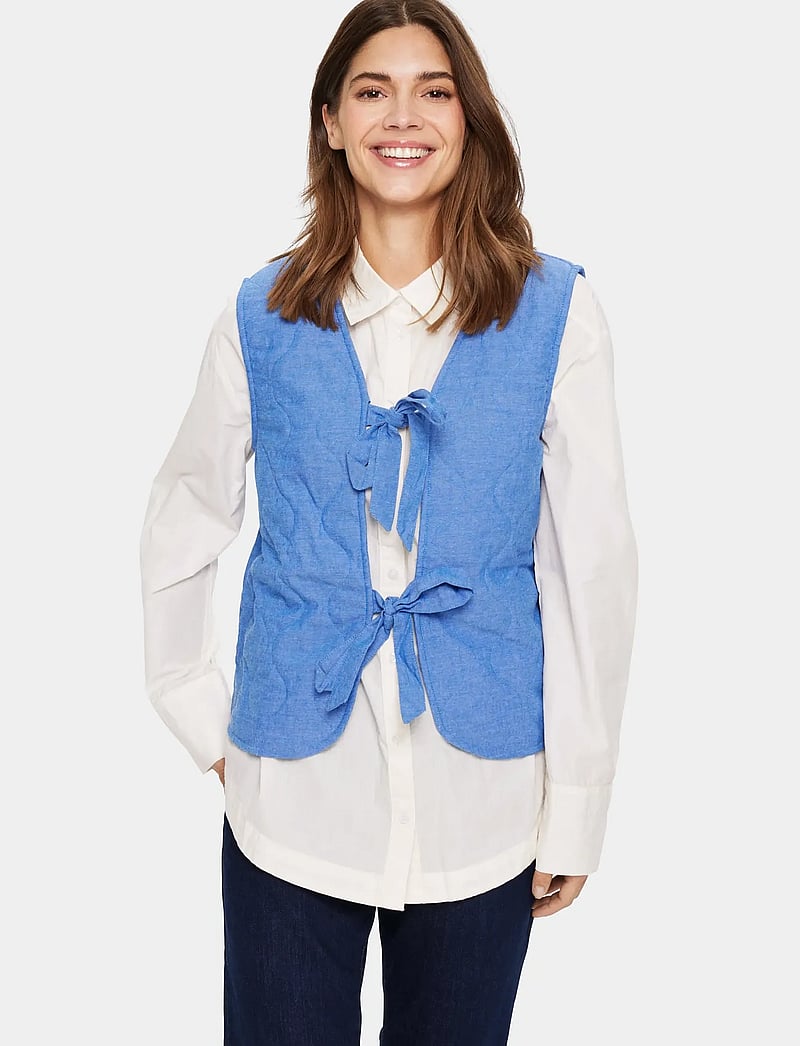 Saint Tropez - ZelittaSZ Quilt Vest - forårsjakker - palace blue - 0