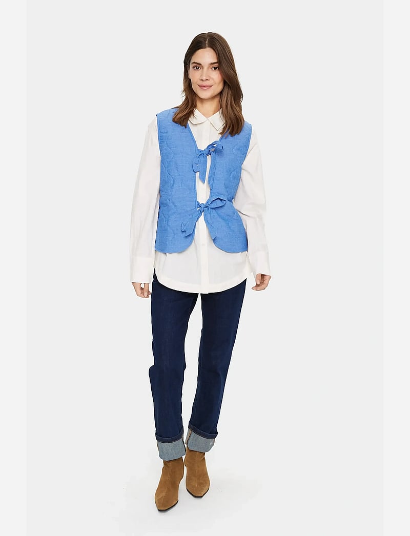 Saint Tropez - ZelittaSZ Quilt Vest - forårsjakker - palace blue - 3