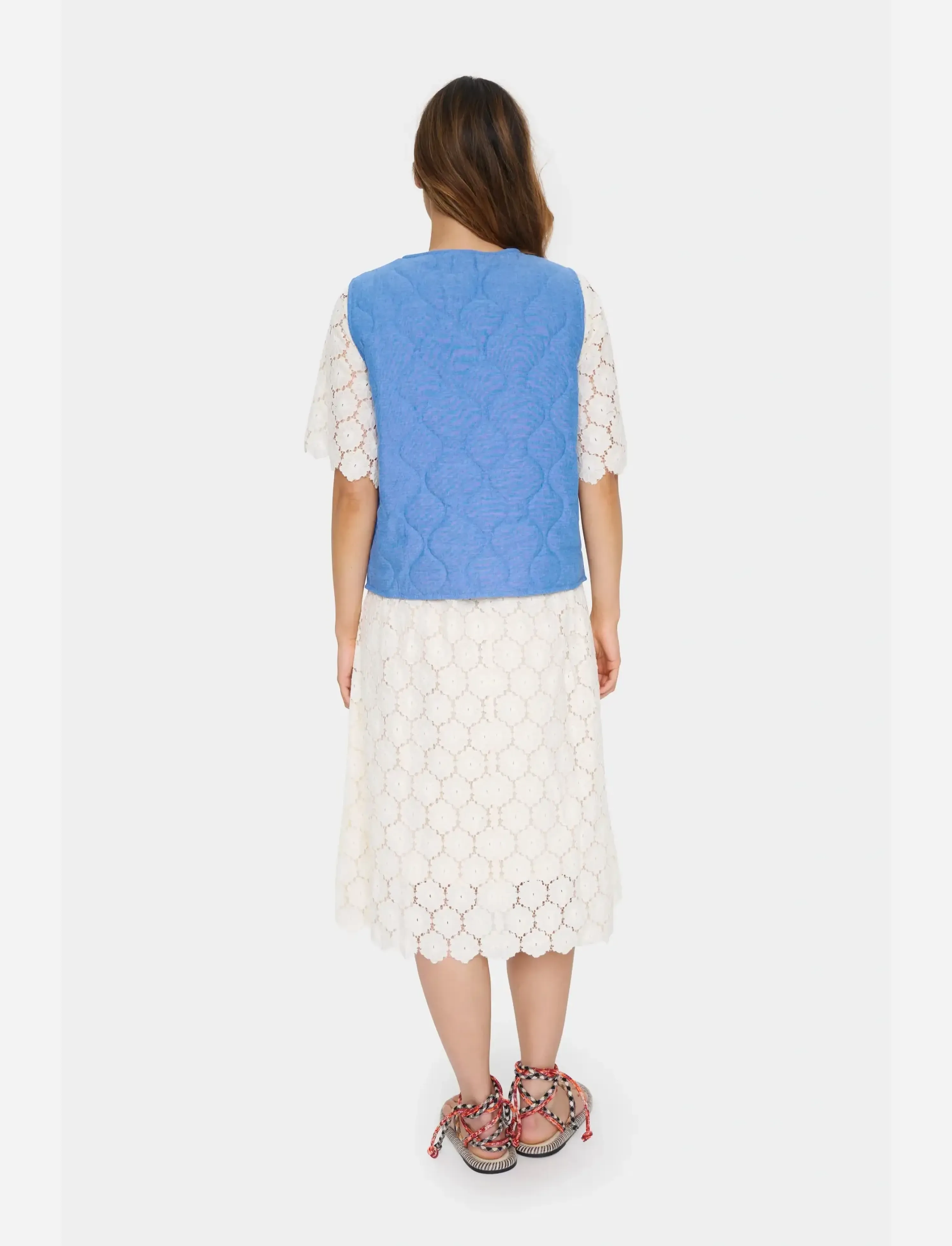 Saint Tropez - ZelittaSZ Quilt Vest - spring jackets - palace blue - 4