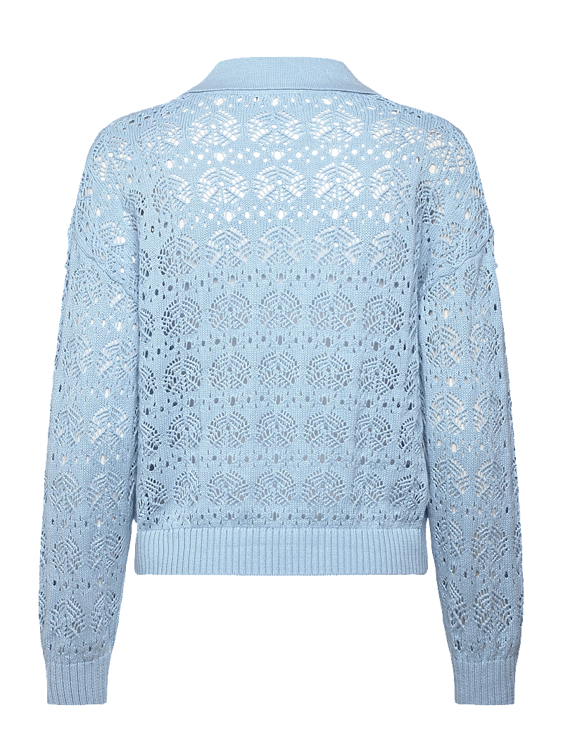Saint Tropez - JunaSZ Polo Pullover - stickade tröjor - airy blue - 1