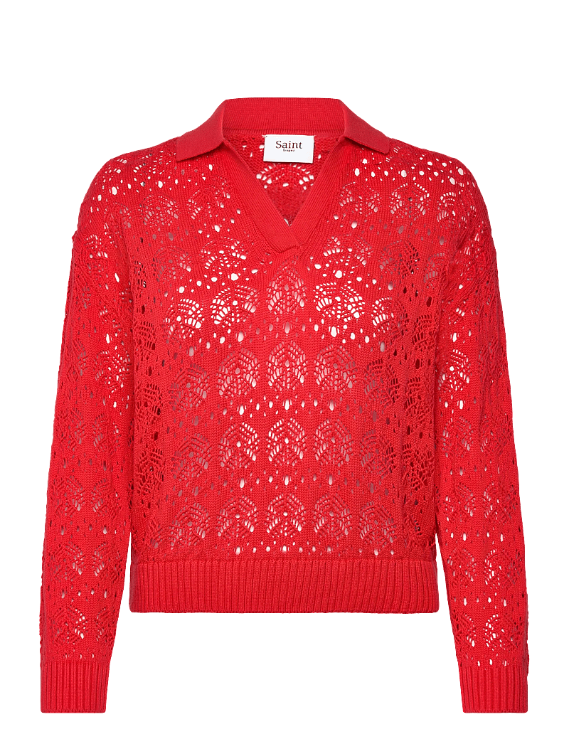 Saint Tropez - JunaSZ Polo Pullover - pullover - flame scarlet - 0