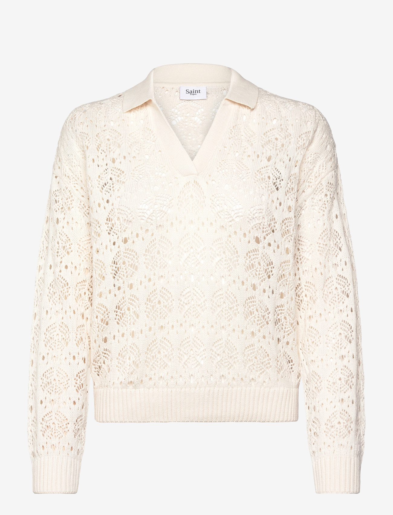 Saint Tropez - JunaSZ Polo Pullover - efterårstøj - ice - 0