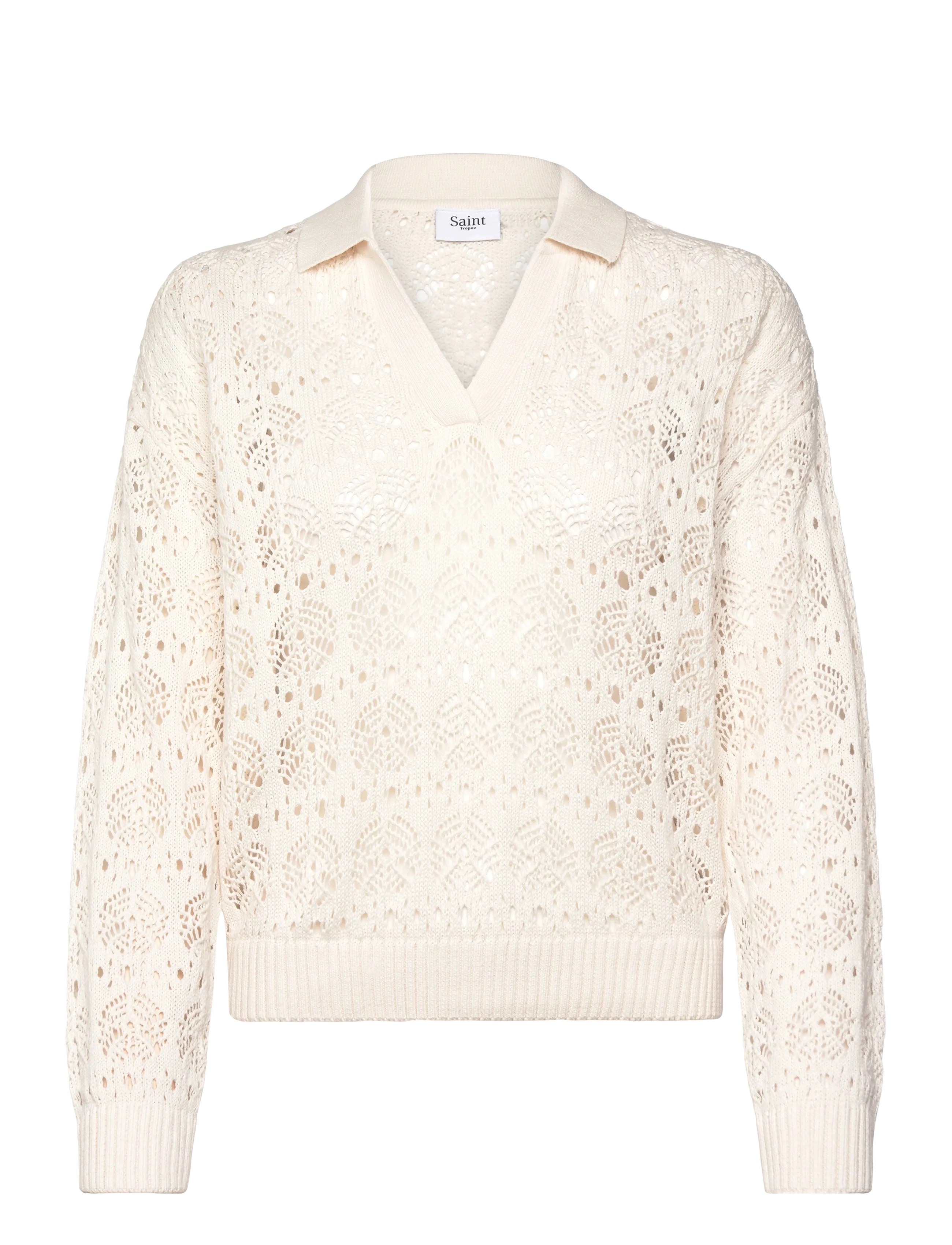 Saint Tropez JunaSZ Polo Pullover - Saint Tropez - ICE / cream