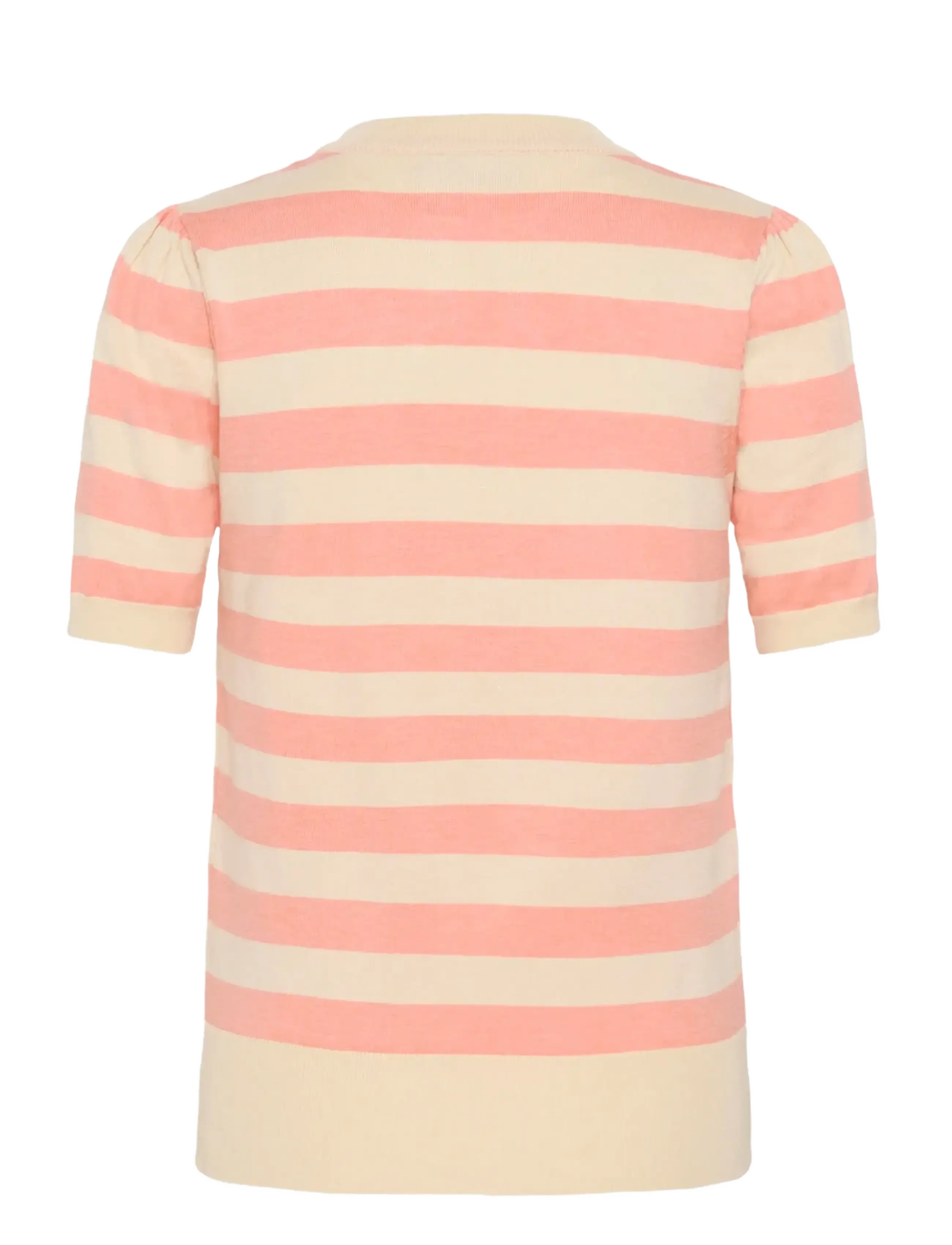 Saint Tropez - MilaSZ SS Block Stripe Pullover - pullover - blooming ivory block stripe - 2