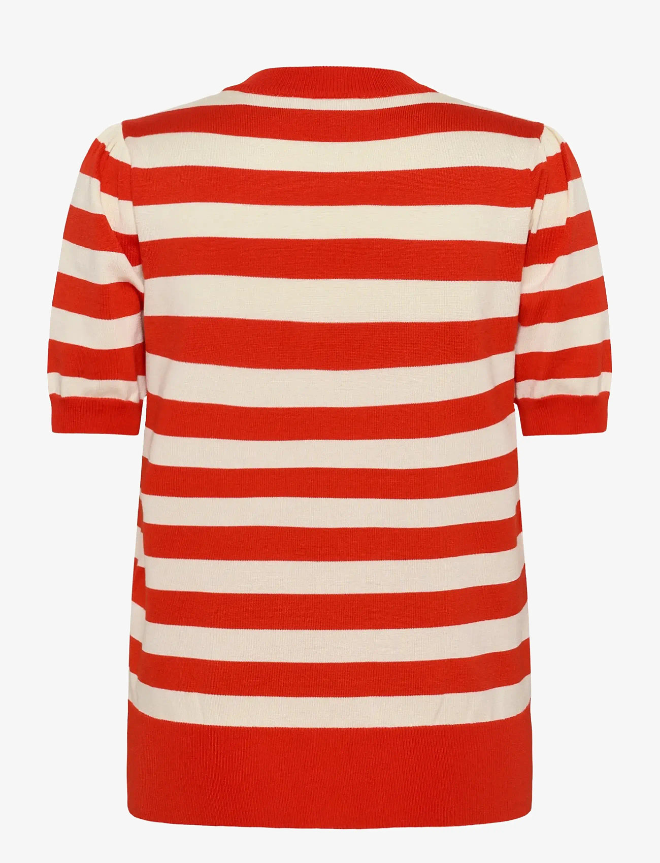 Saint Tropez - MilaSZ SS Block Stripe Pullover - t-shirts - valiant seedpearl block stripe - 2