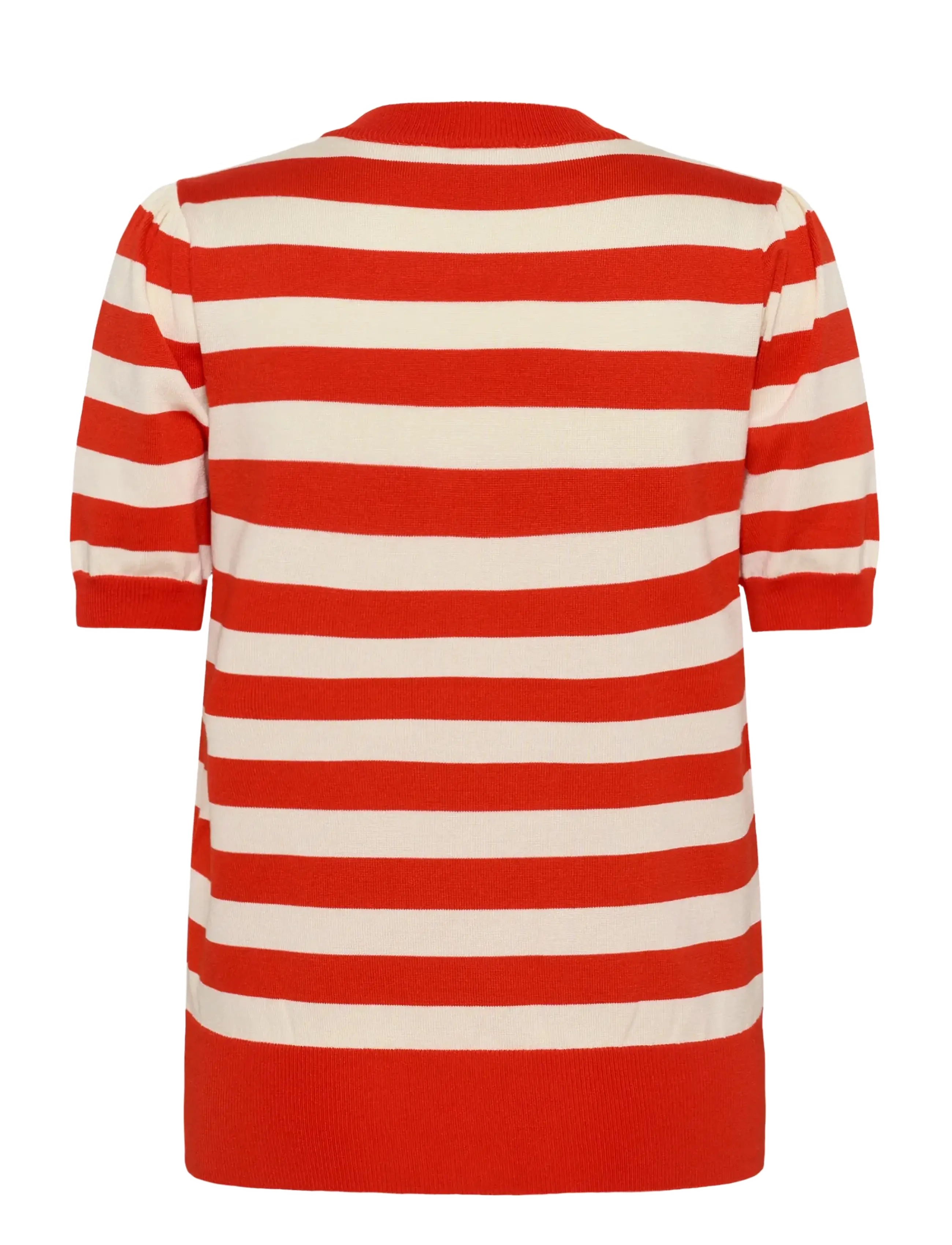 Saint Tropez - MilaSZ SS Block Stripe Pullover - laveste priser - valiant seedpearl block stripe - 2