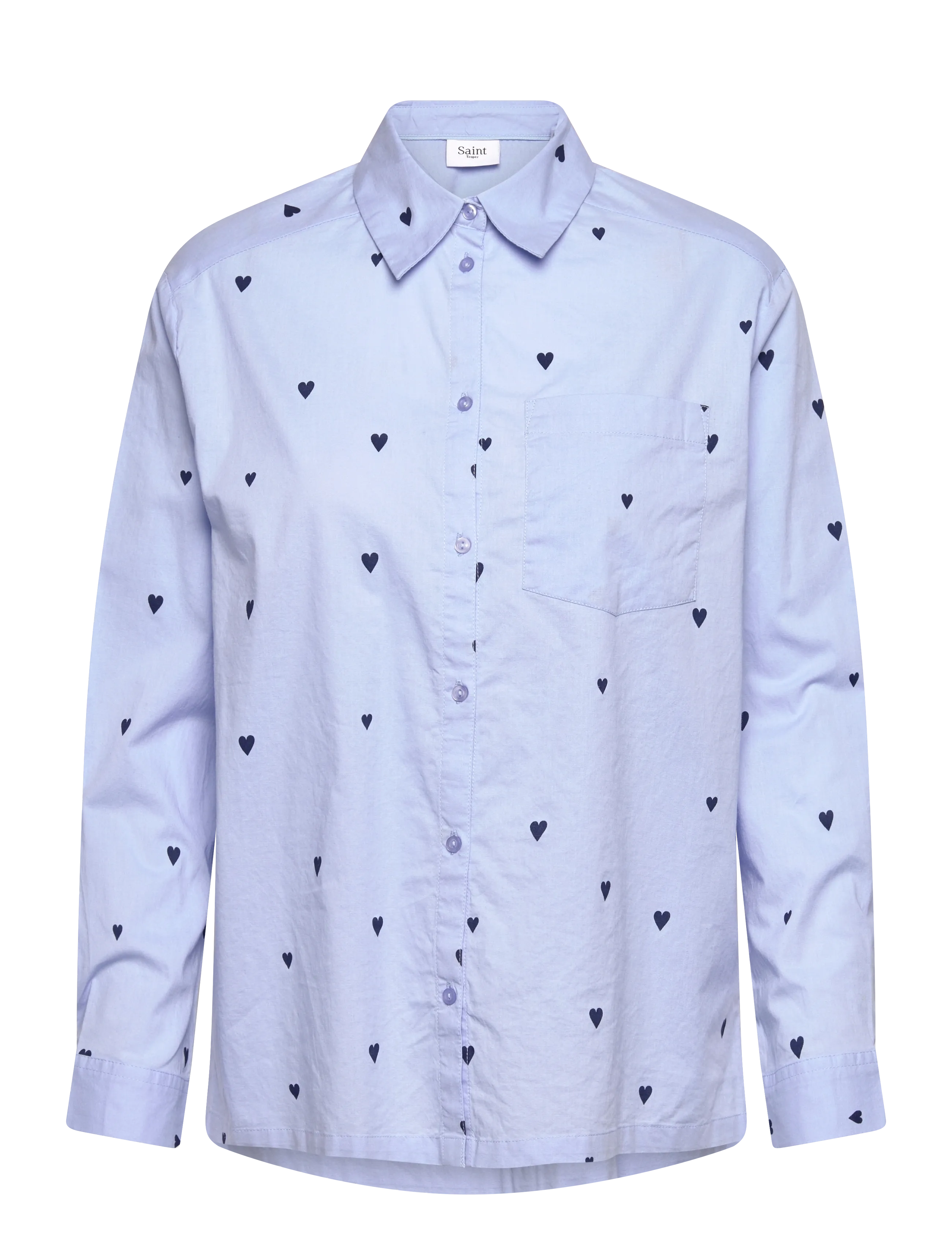 Saint Tropez JalineSZ Shirt - Hemden - SERENITY NIGHTSKY HARTS / blue