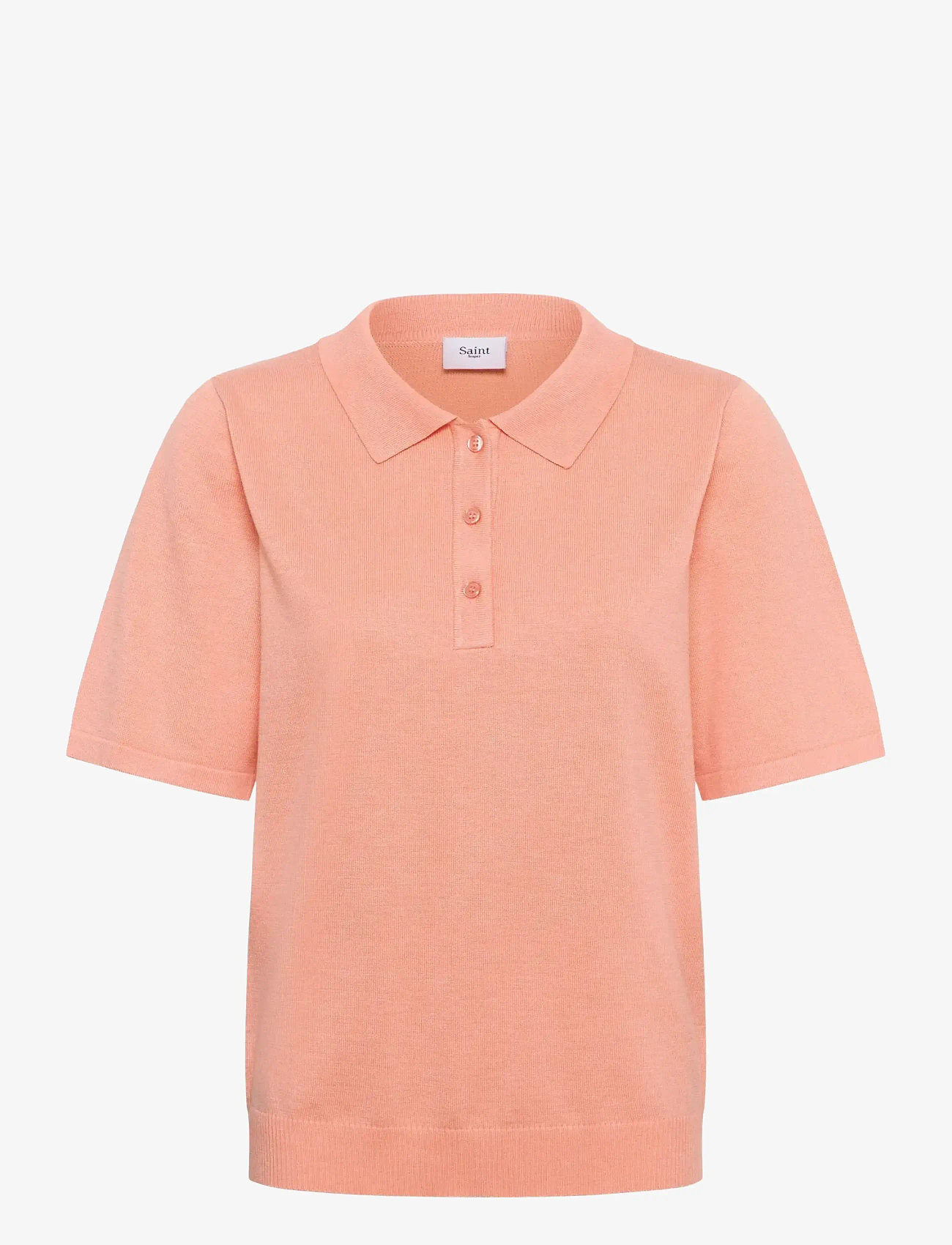 Saint Tropez - MilaSZ Polo SS Pullover - polo shirts - blooming dahlia melange - 1