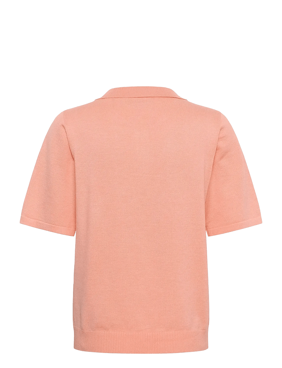 Saint Tropez - MilaSZ Polo SS Pullover - poloshirts - blooming dahlia melange - 2