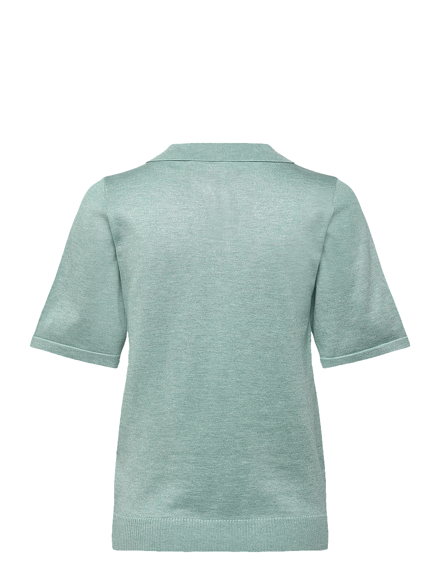 Saint Tropez - MilaSZ Polo SS Pullover - polo's - blue surf melange - 1