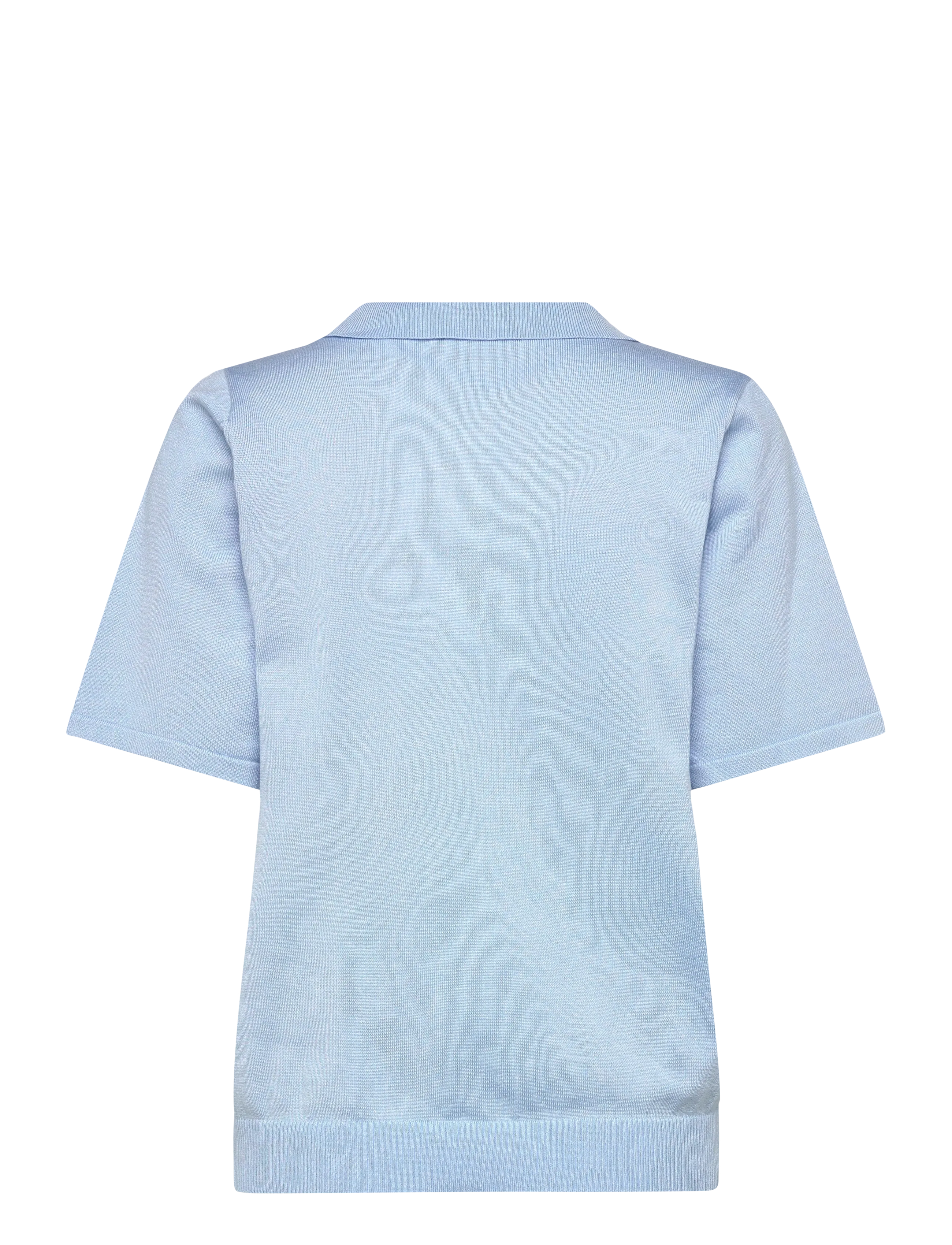 Saint Tropez - MilaSZ Polo SS Pullover - laveste priser - chambray blue - 1