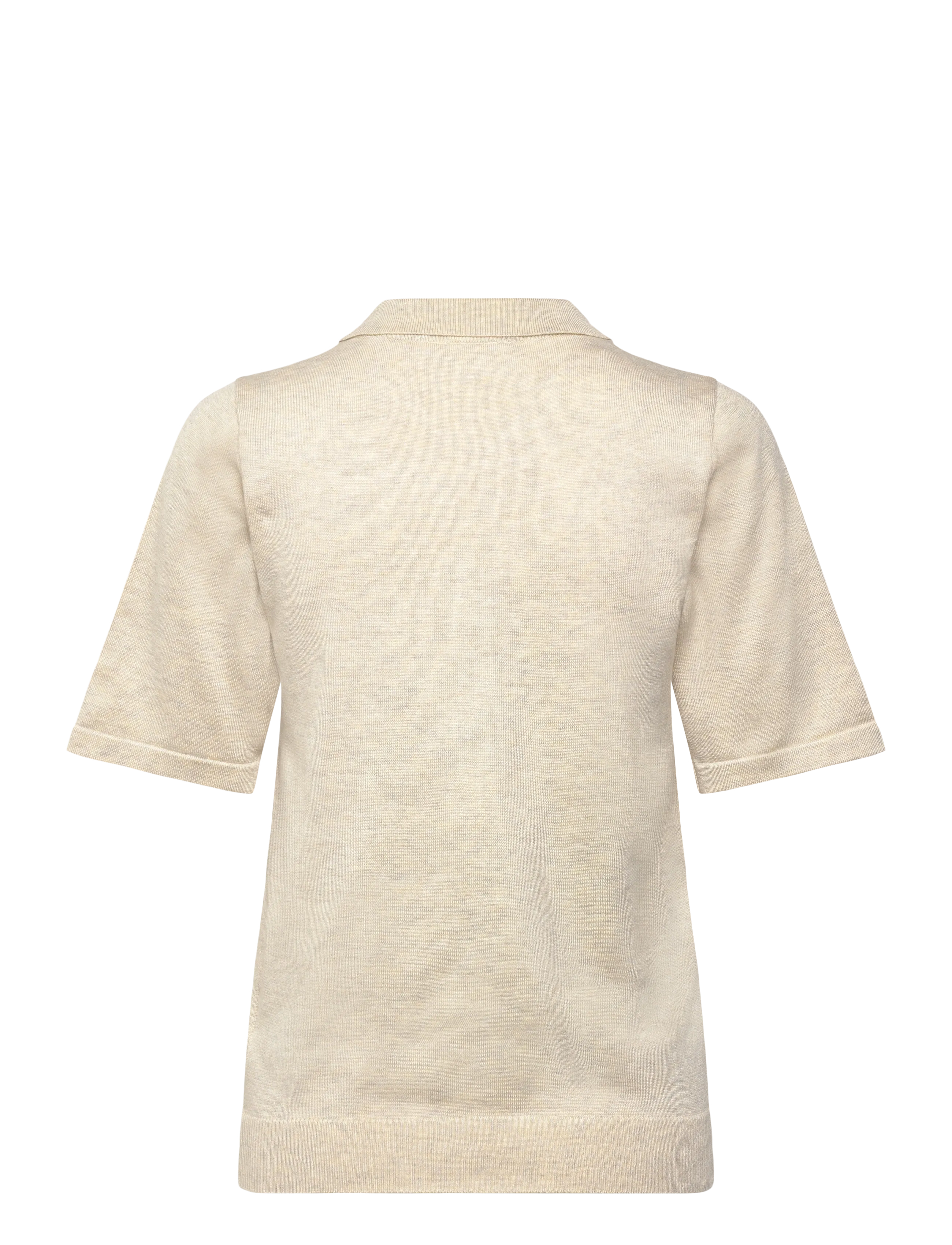 Saint Tropez - MilaSZ Polo SS Pullover - pikéer - jojoba melange - 1