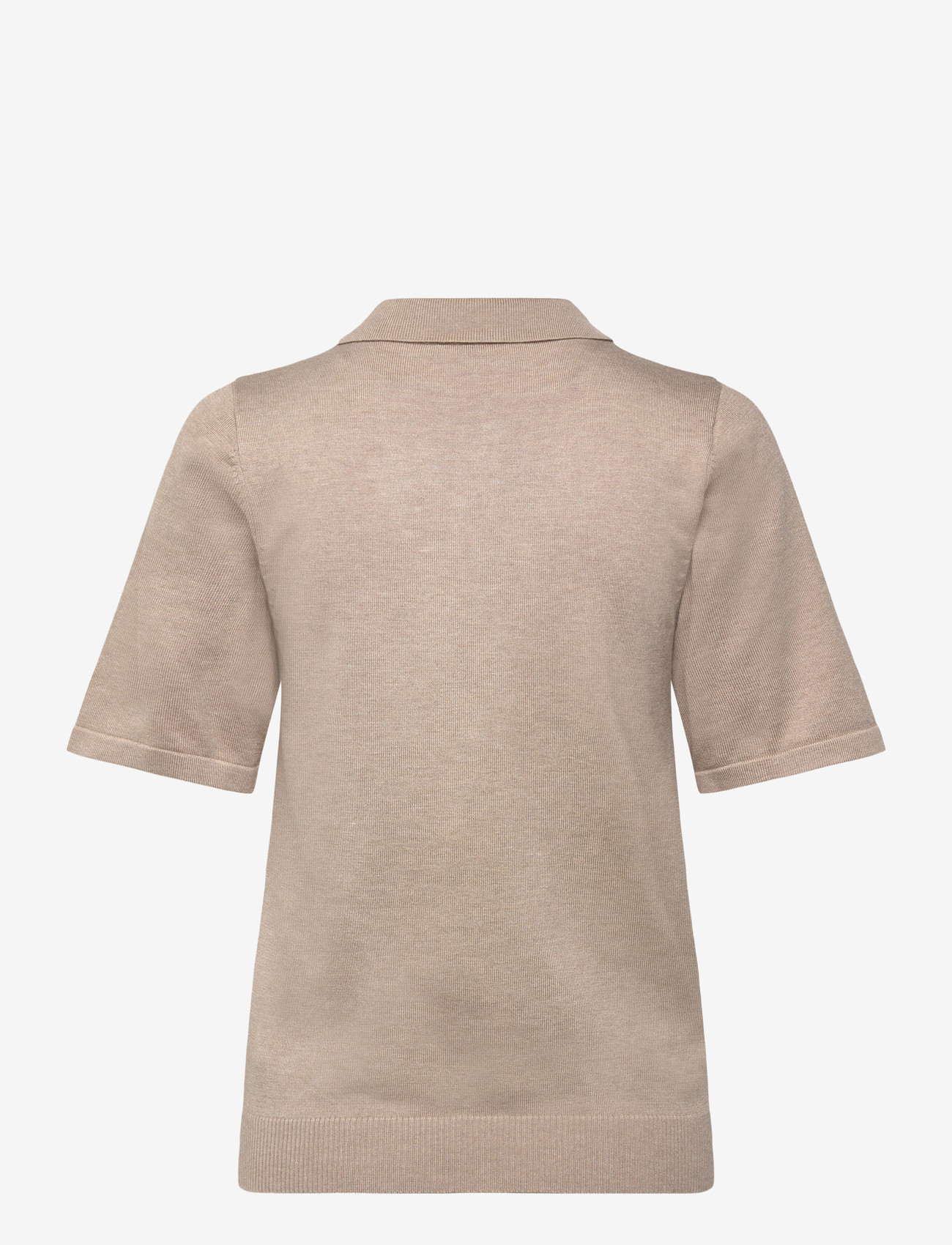 Saint Tropez - MilaSZ Polo SS Pullover - poloer - plaza taupe melange - 1