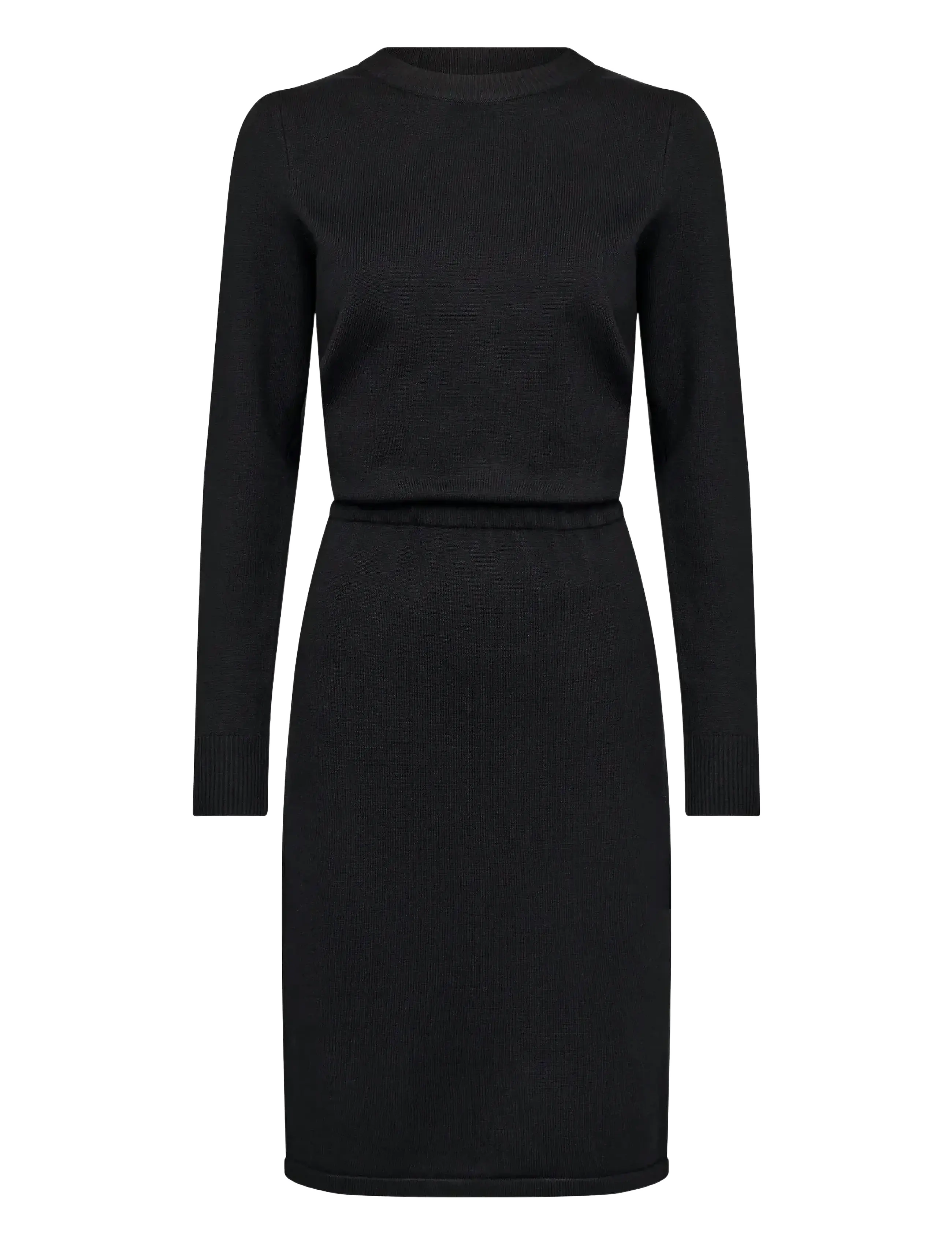 Saint Tropez MilaSZ LS Dress - Clothing - BLACK / black