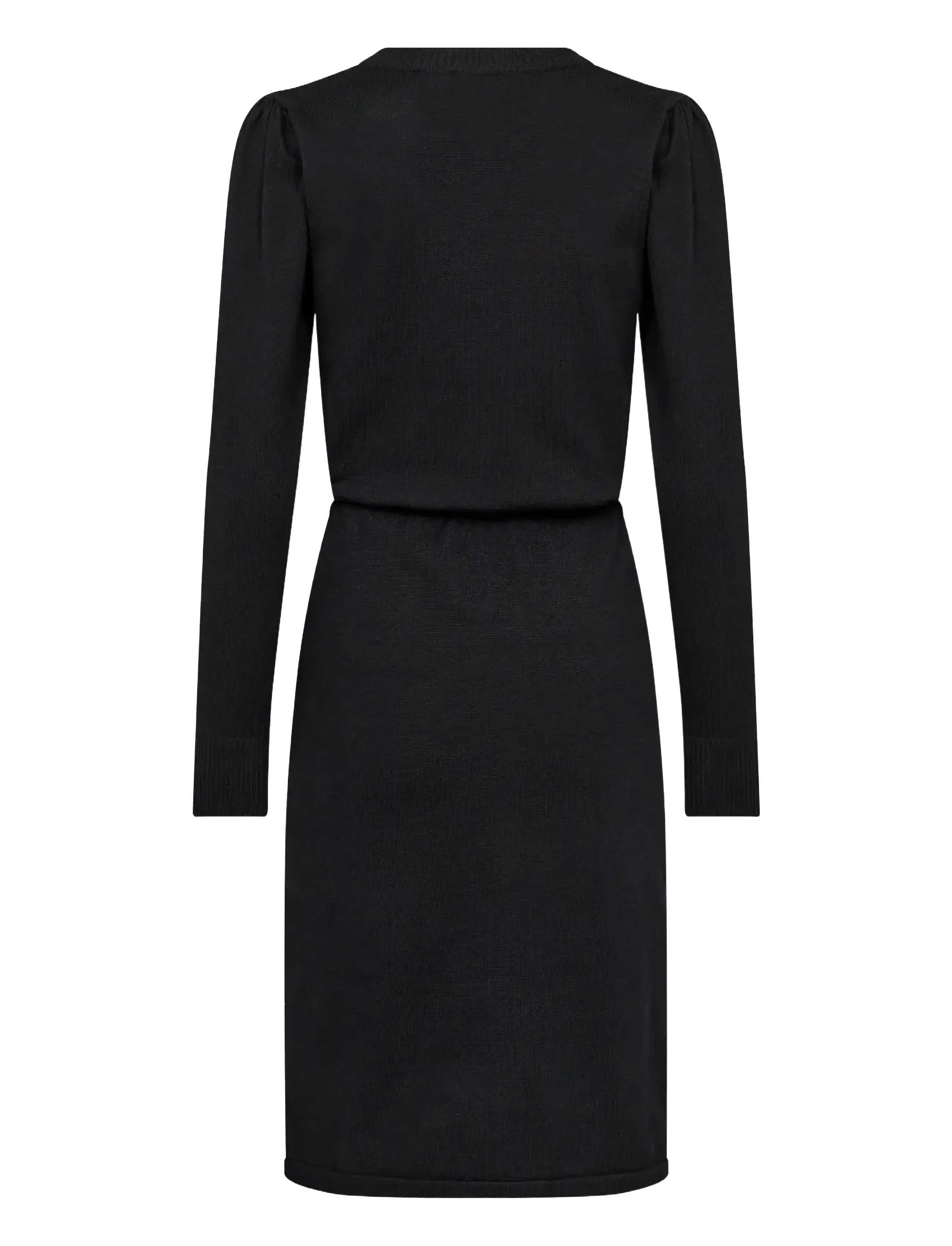 Saint Tropez - MilaSZ LS Dress - knitted dresses - black - 2