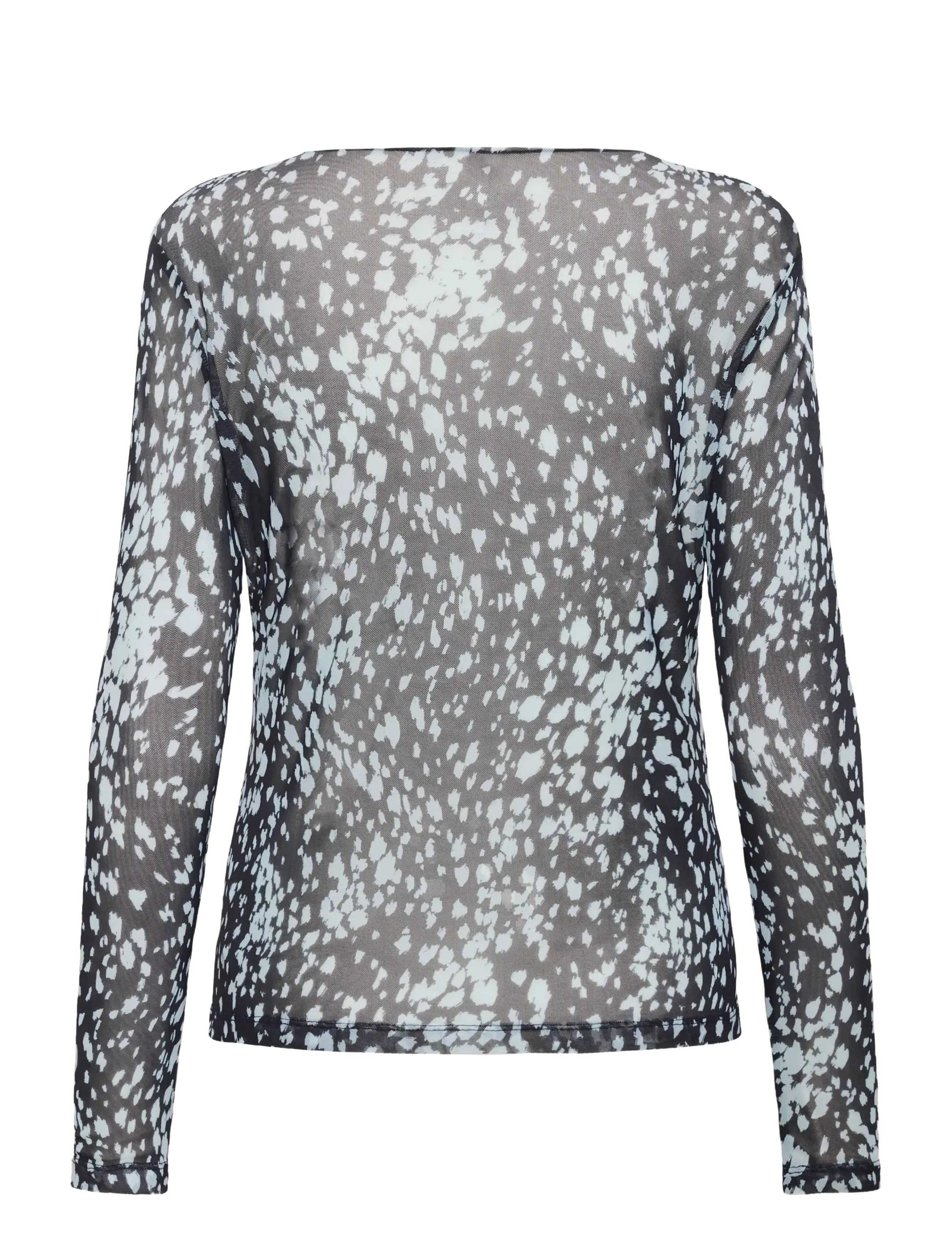 Saint Tropez - ZulvirSZ Blouse - långärmade blusar - nightsky spotty animal - 2