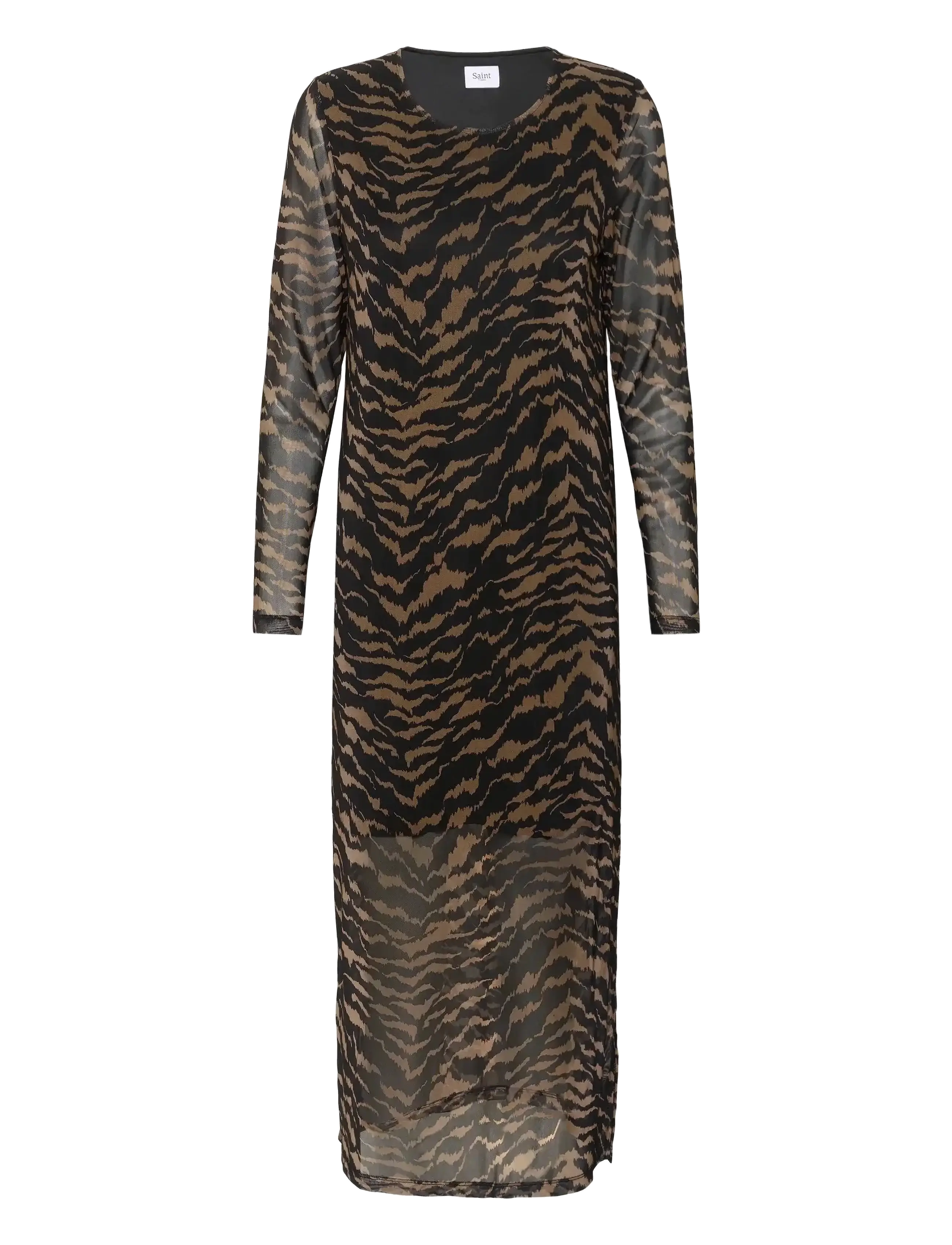 Saint Tropez ZulvirSZ Dress - Tøj - BLACK SHIFTED STROKES / black