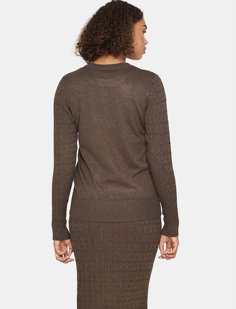Saint Tropez - ZittiSZ Pullover - pullover - major brown melange - 4