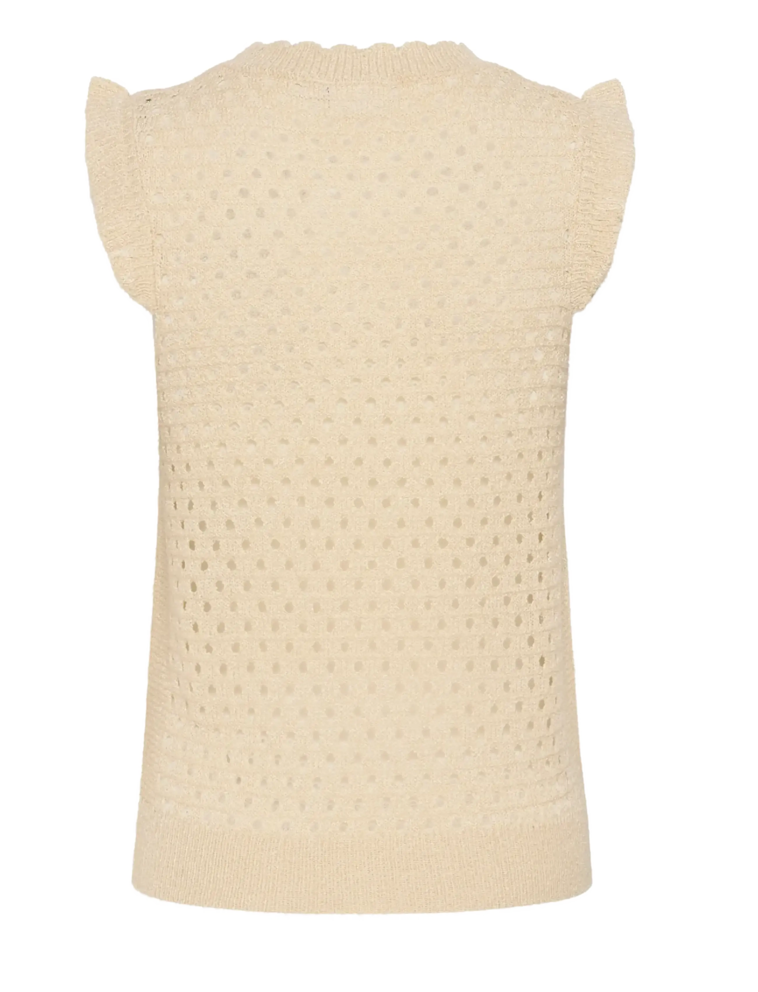 Saint Tropez - KeirySZ Vest - strikveste - creme - 2